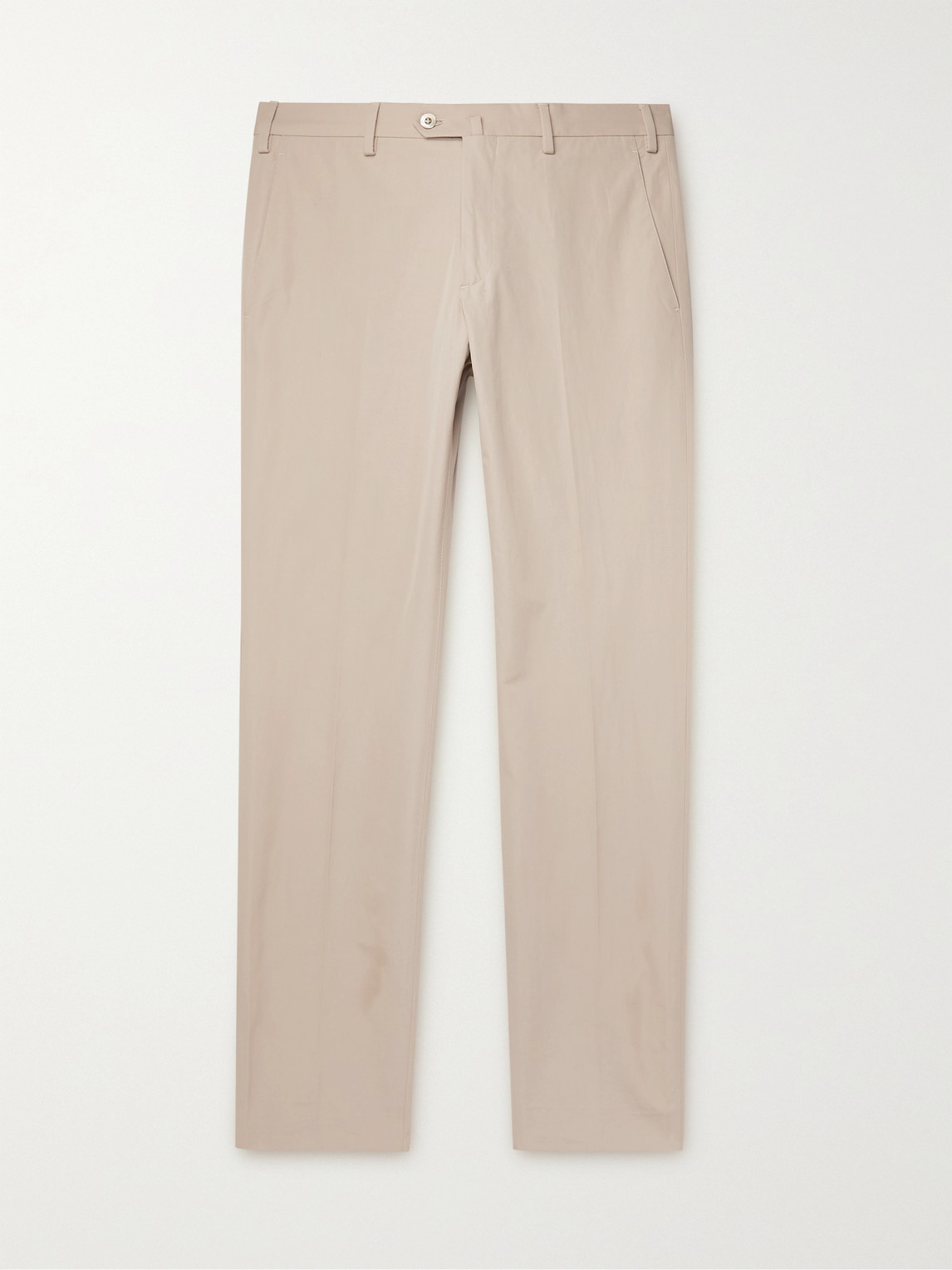 Loro Piana Slim-Fit Cotton-Blend Poplin Trousers - Men