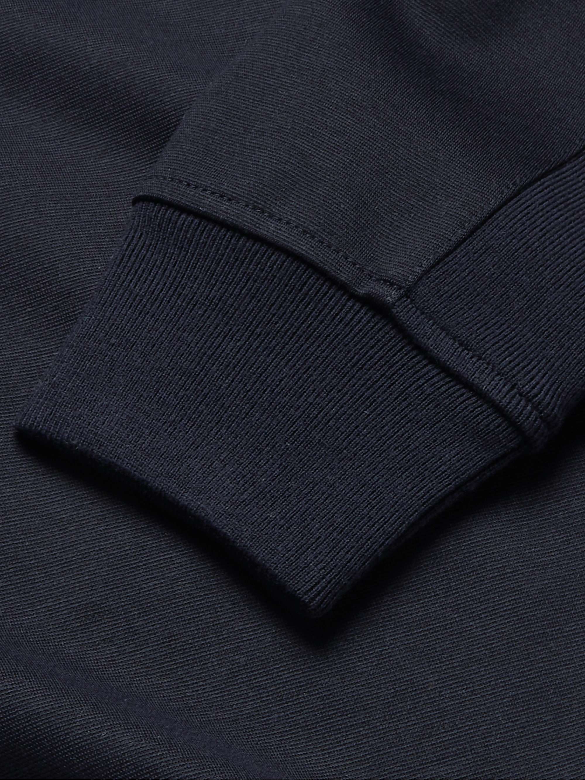 LORO PIANA Virgin Wool-Blend Half-Zip Sweater