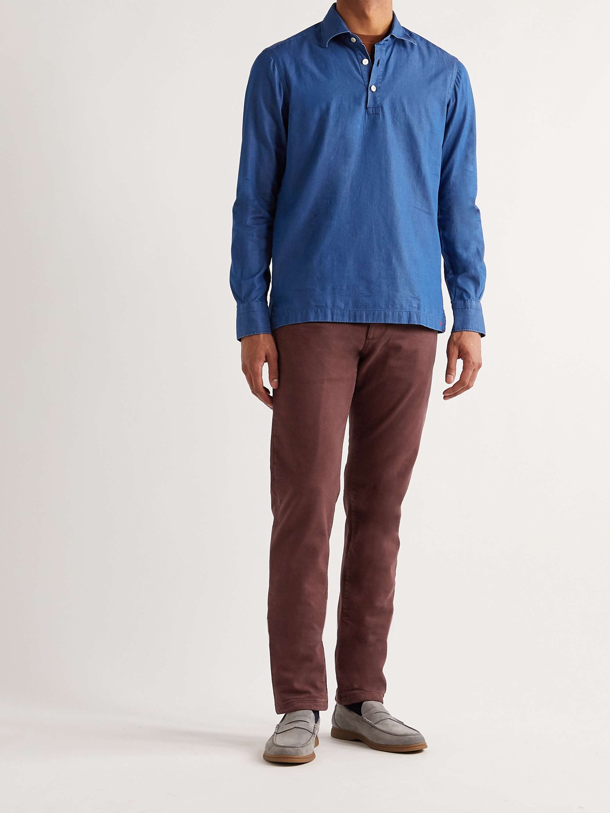 LORO PIANA Slim-Fit Rain System Denim Jeans