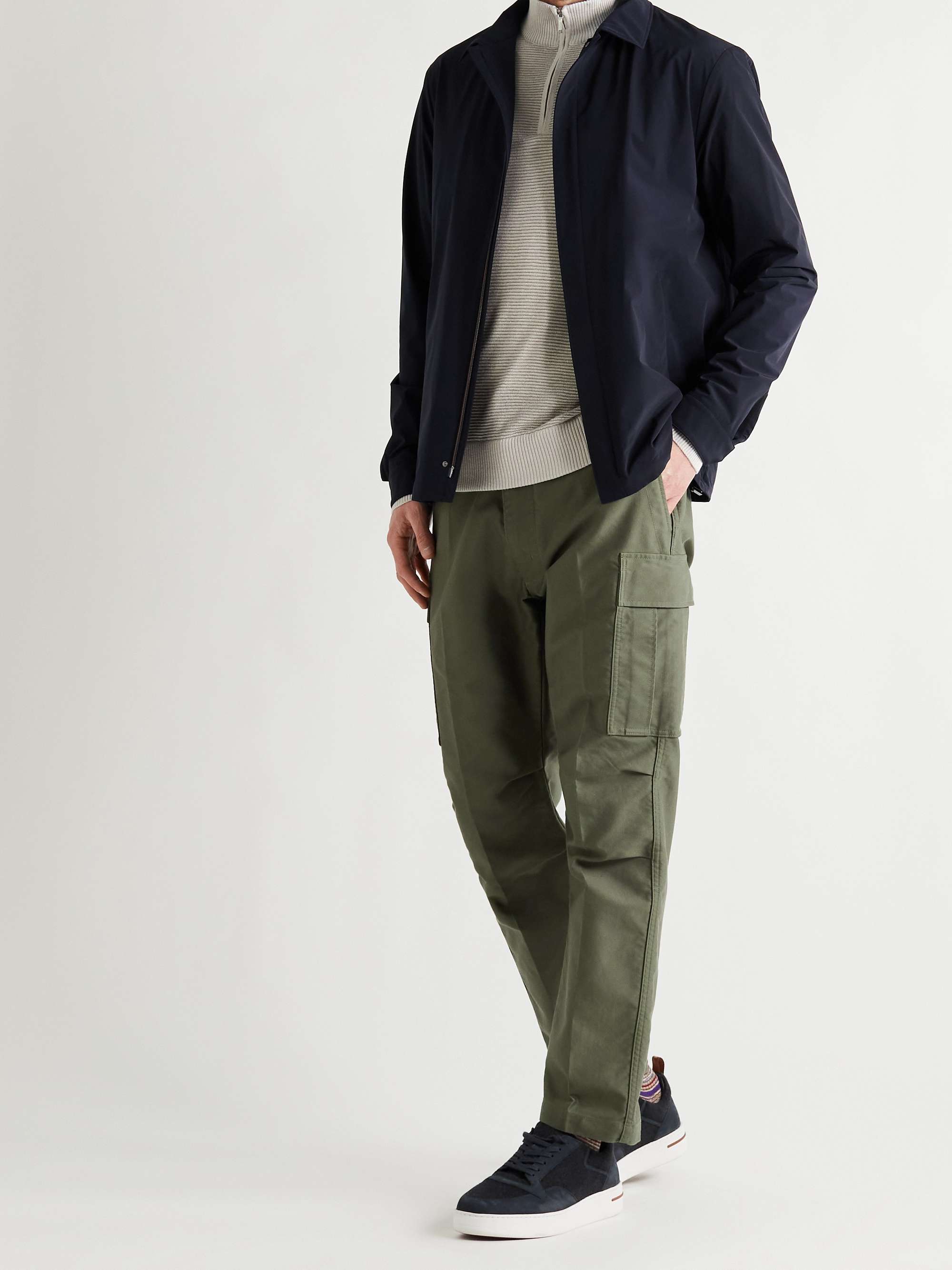 LORO PIANA Stretch-Shell Bomber Jacket