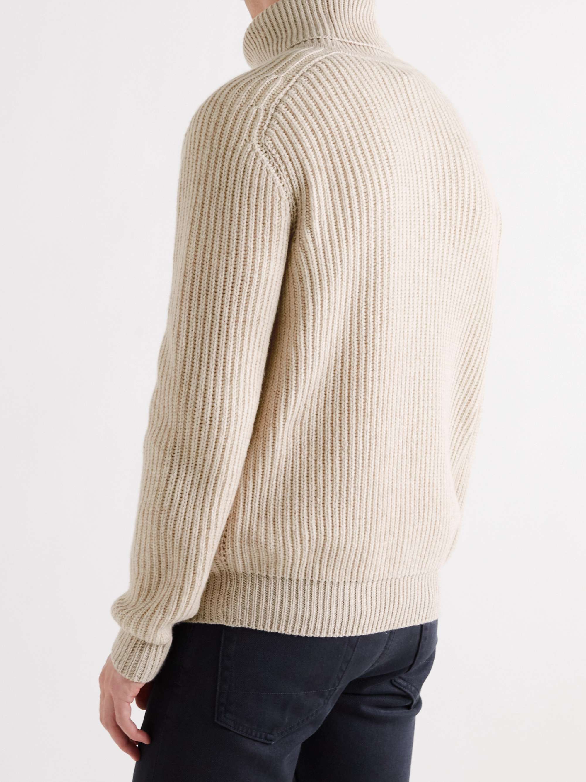 LORO PIANA Cashmere Rollneck Sweater