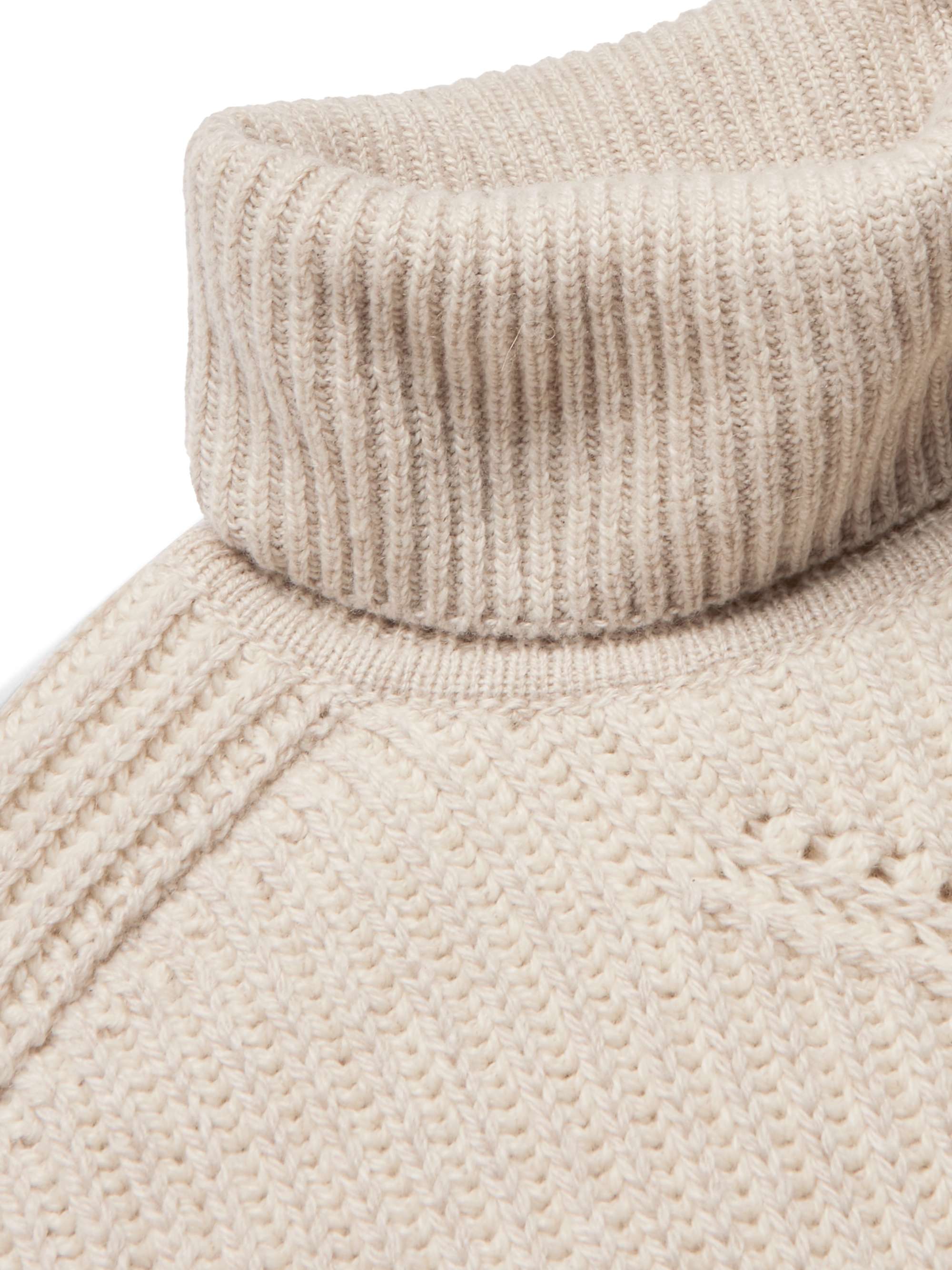 LORO PIANA Cashmere Rollneck Sweater