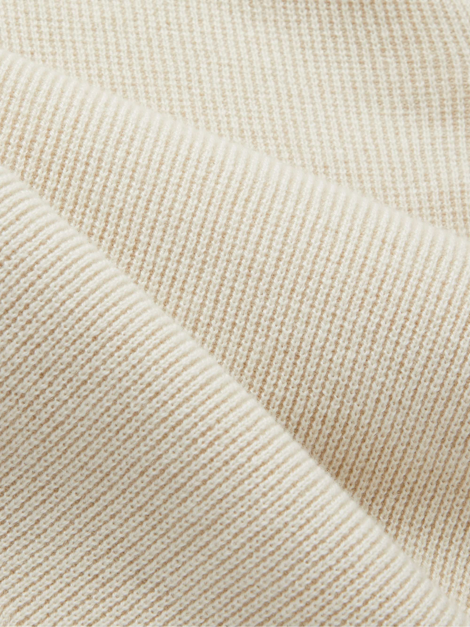 LORO PIANA Cashmere Half-Zip Sweater
