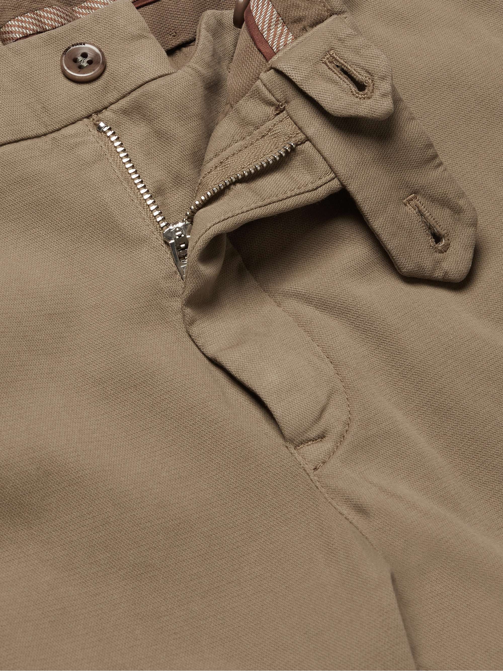 LORO PIANA Slim-Fit Stretch-Cotton Trousers