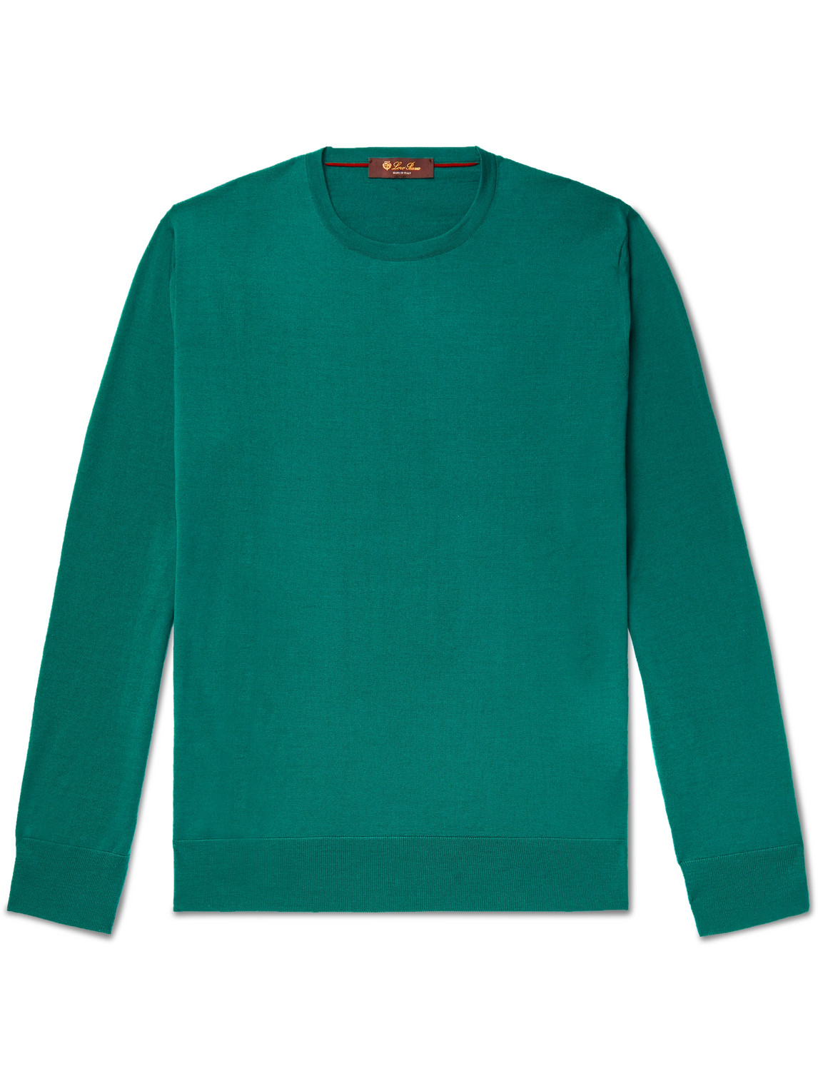 Loro Piana Wish® Virgin Wool Sweater In Emerald