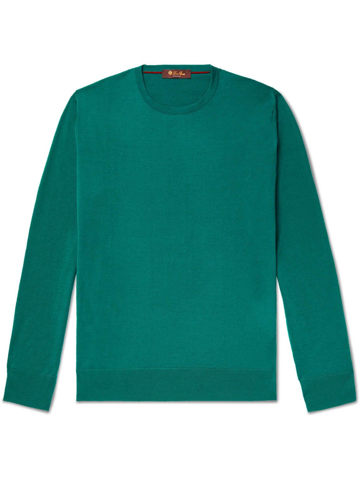 Loro Piana Wish® Virgin Wool Sweater In Green