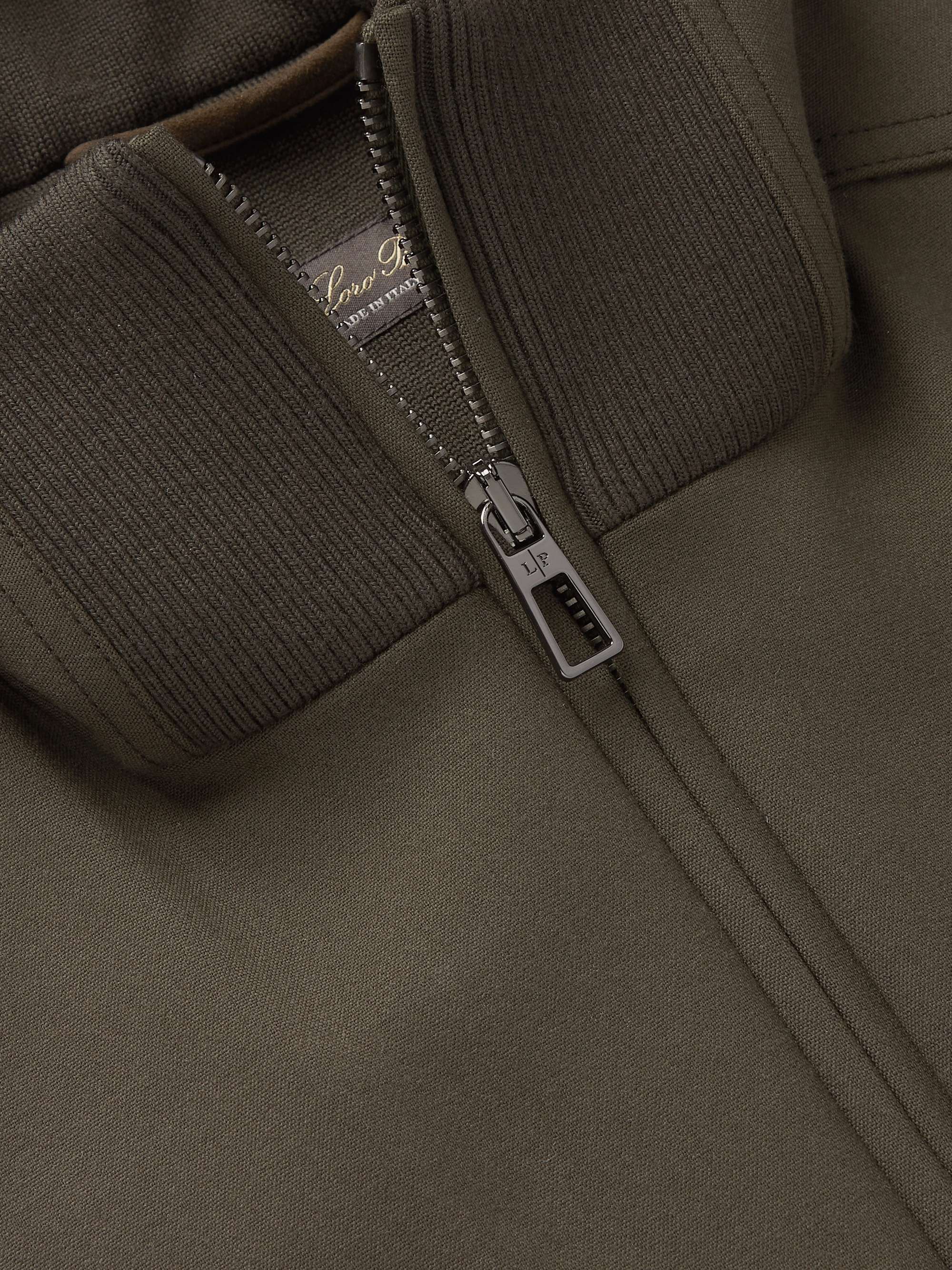LORO PIANA Holburn Rain System Stretch-Wool Hooded Jacket