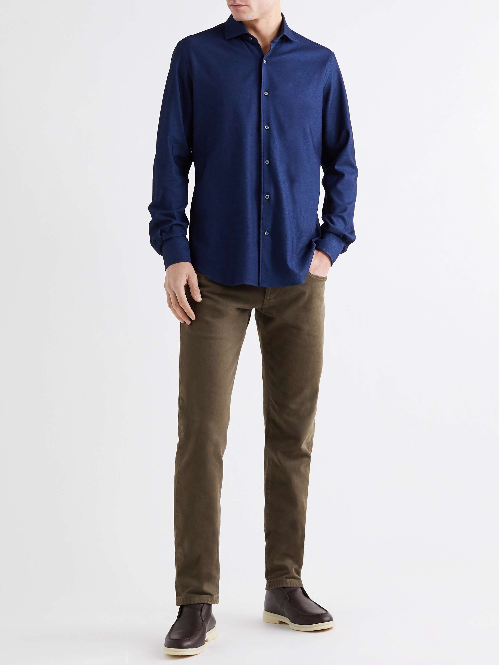 LORO PIANA Slim-Fit Stretch-Denim Jeans
