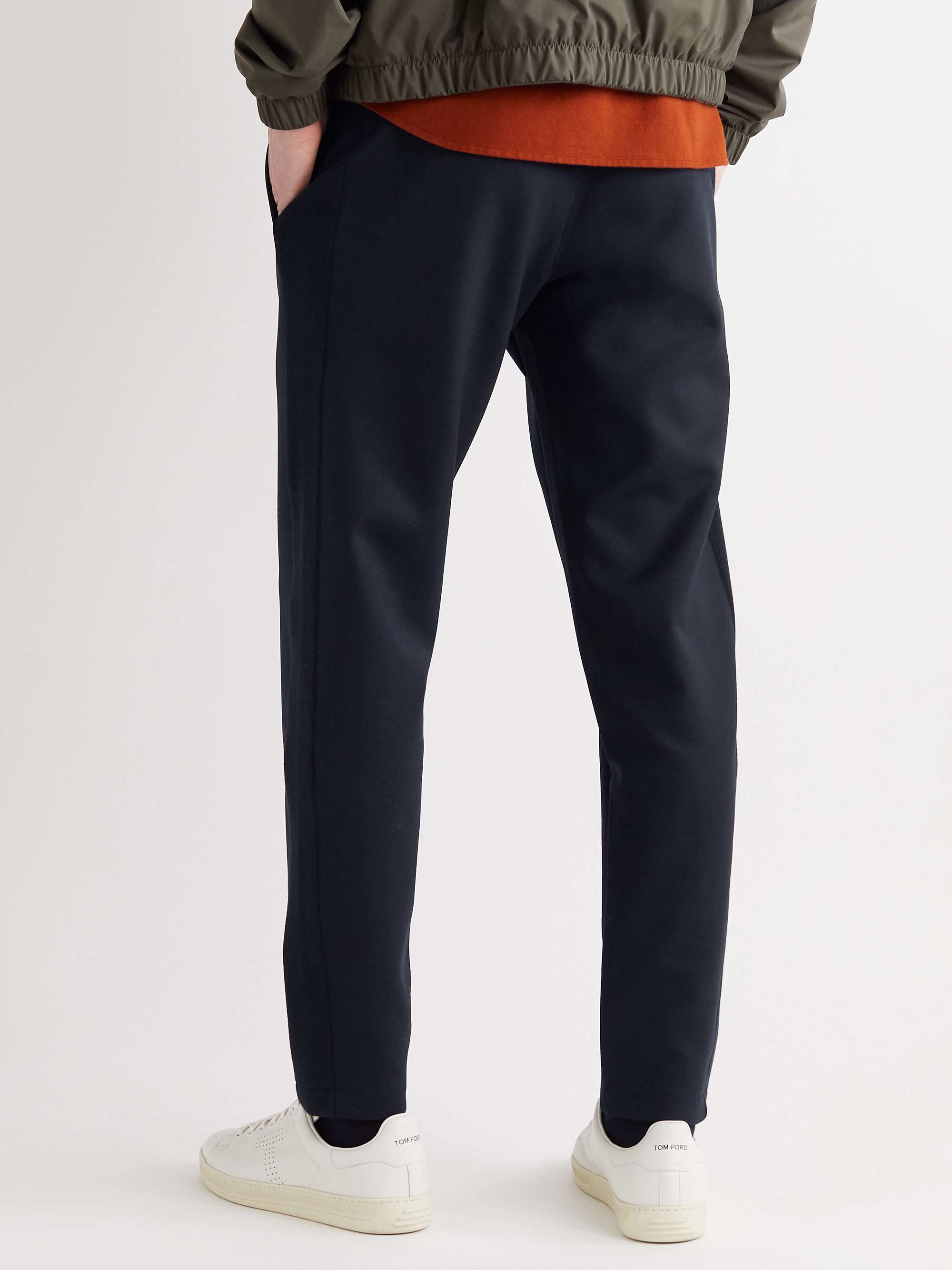 LORO PIANA Holburn Tapered Stretch Wish Virgin Wool Sweatpants