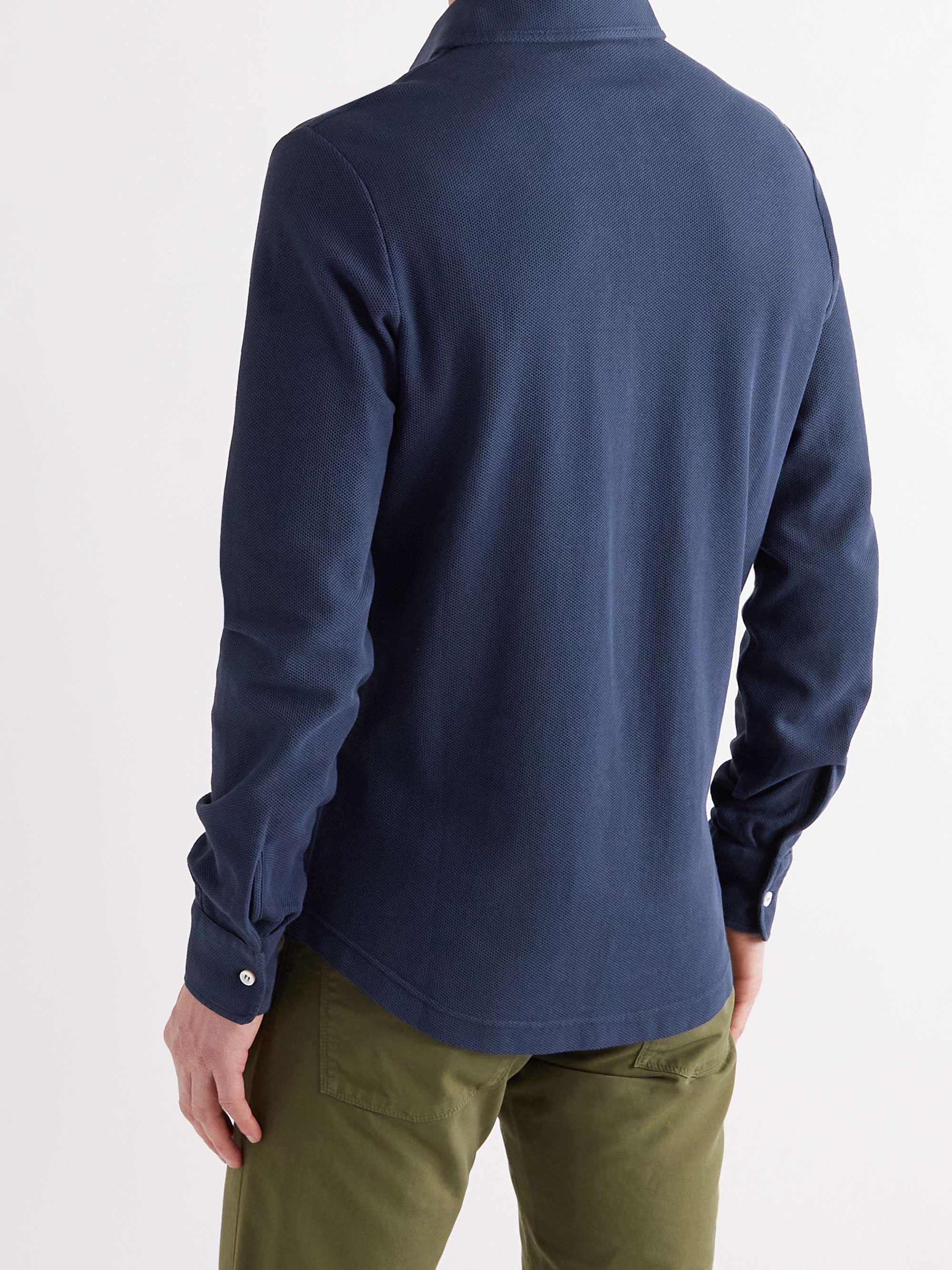 LORO PIANA Cotton-Piqué Shirt