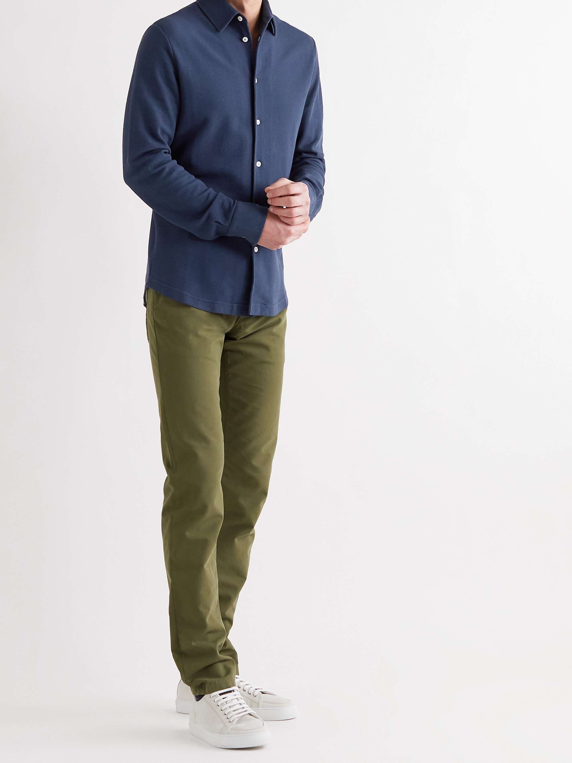 LORO PIANA Cotton-Piqué Shirt