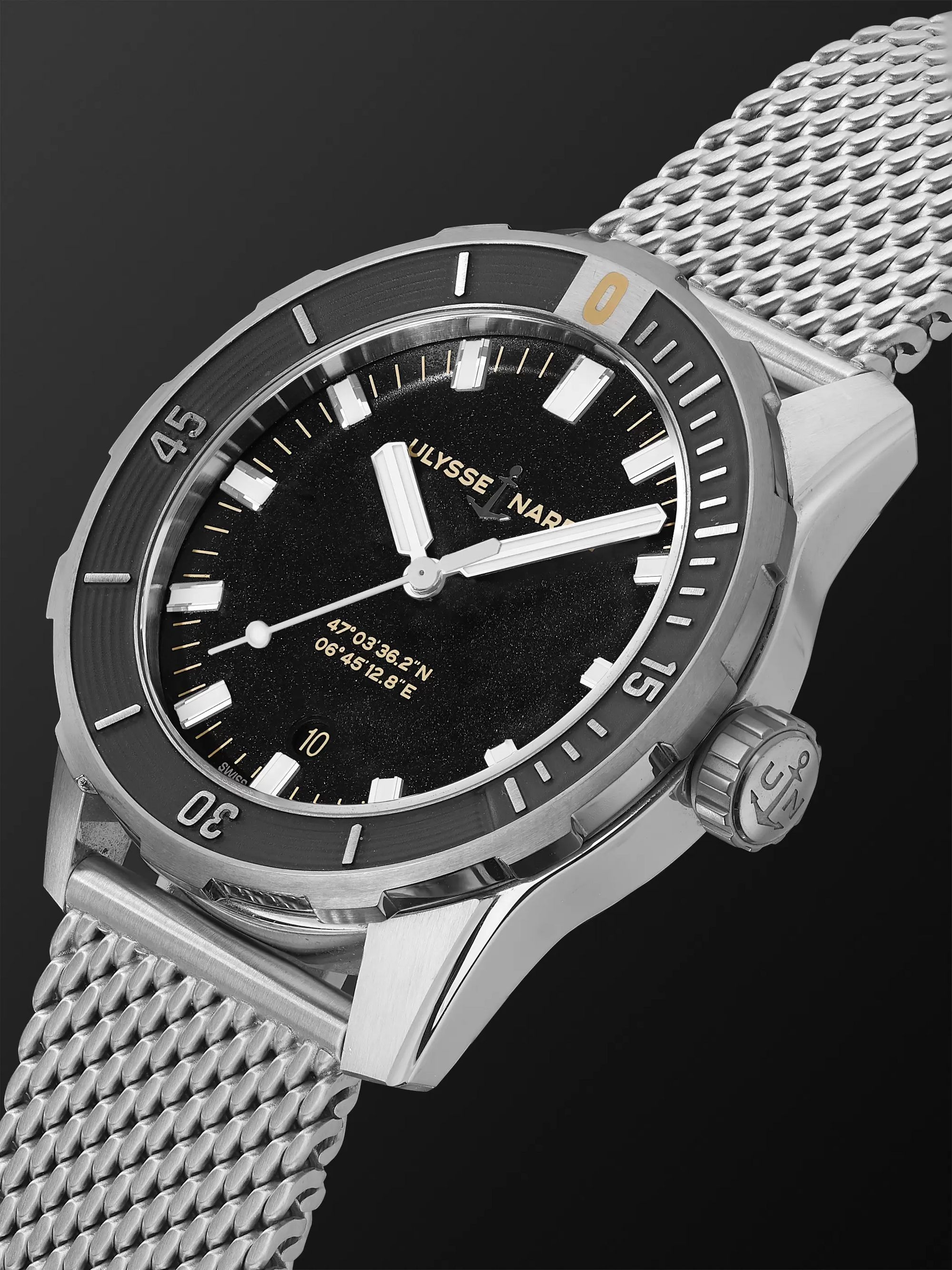 ULYSSE NARDIN Diver Automatic 42mm Stainless Steel Watch, Ref. No. 8163-175-7M/92