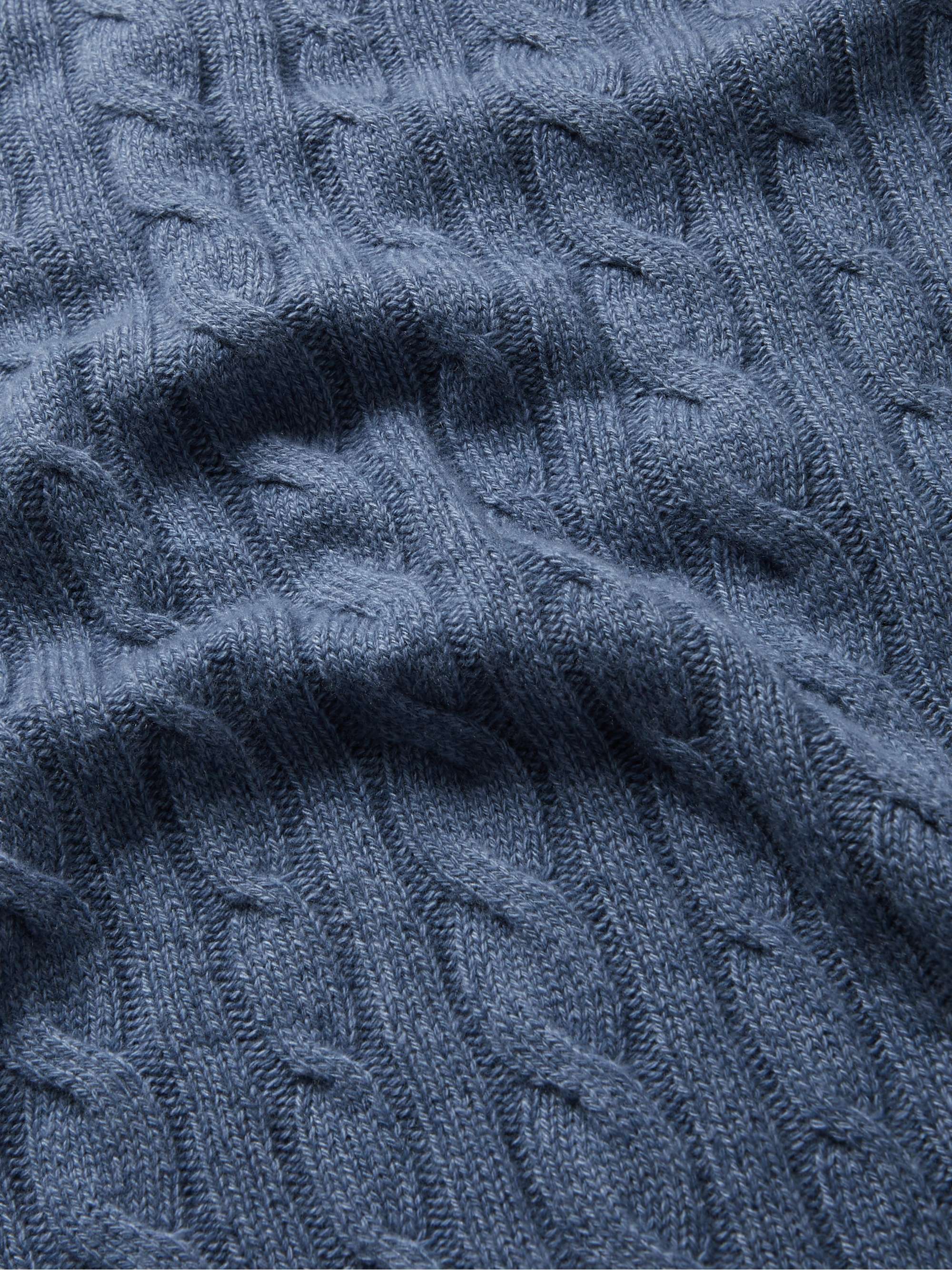 LORO PIANA Slim-Fit Cable-Knit Baby Cashmere Sweater