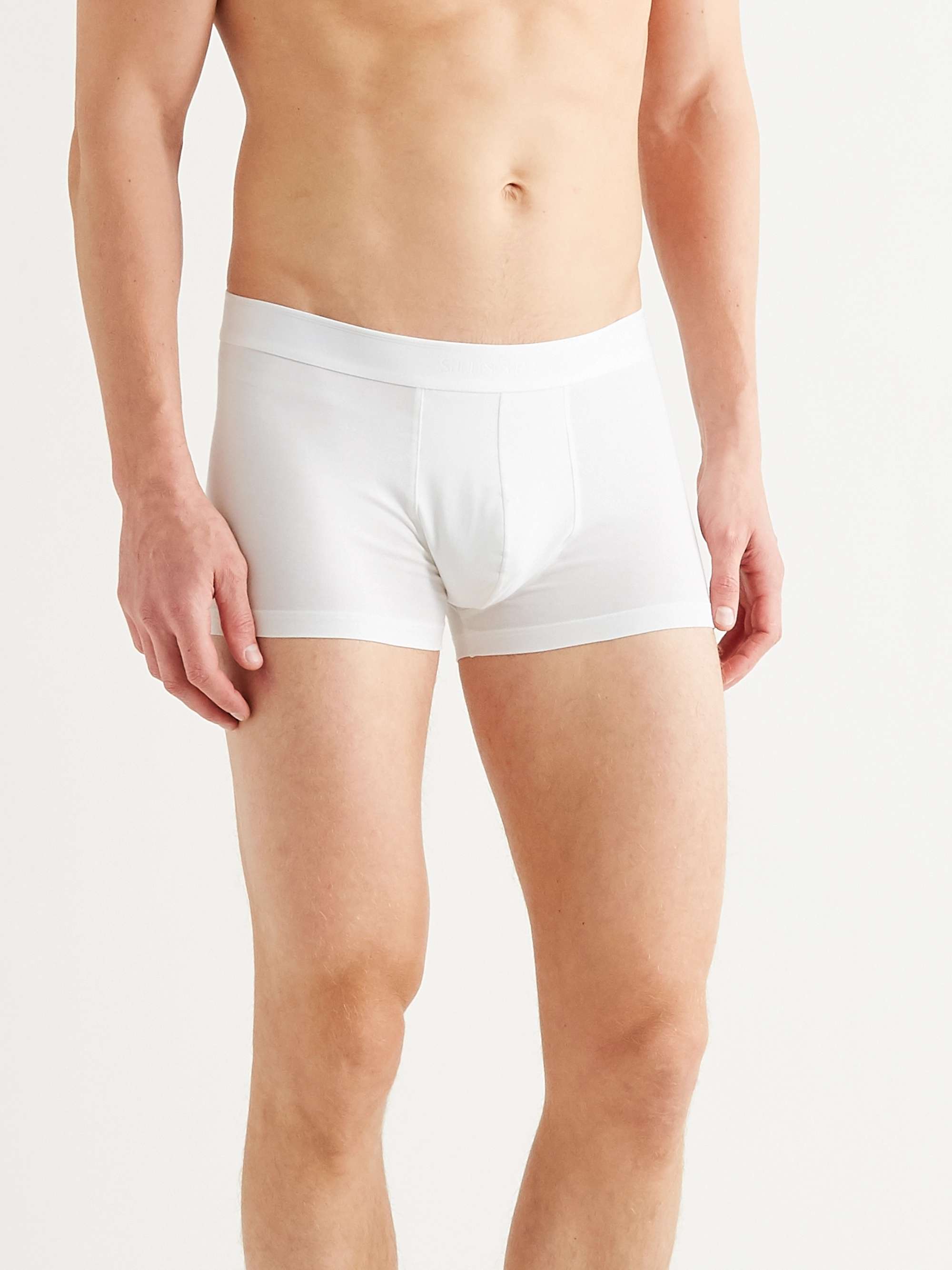 SUNSPEL Two-Pack Stretch-Cotton Boxer Briefs