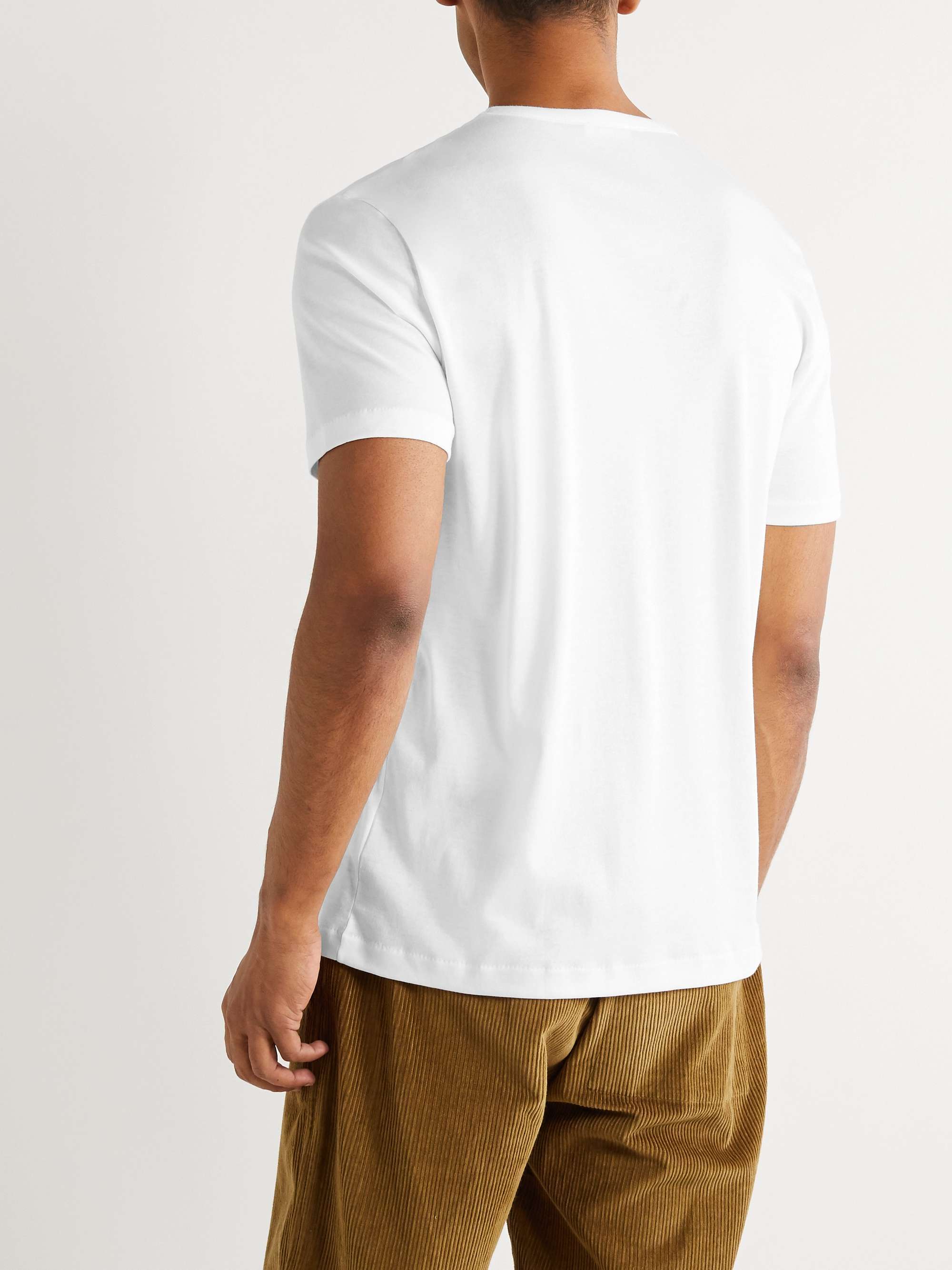 SUNSPEL Sea Island Cotton-Jersey T-Shirt
