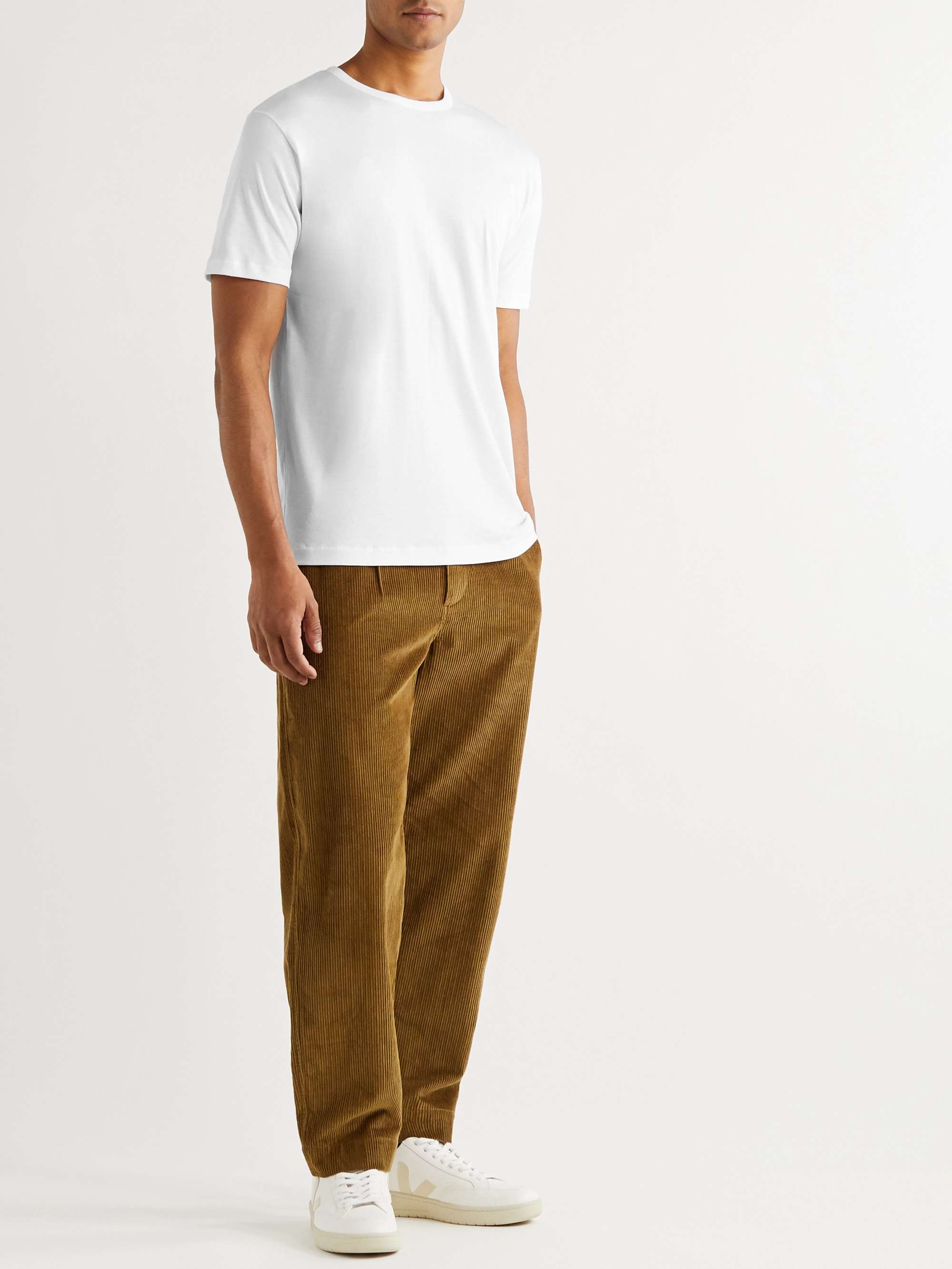 SUNSPEL Sea Island Cotton-Jersey T-Shirt
