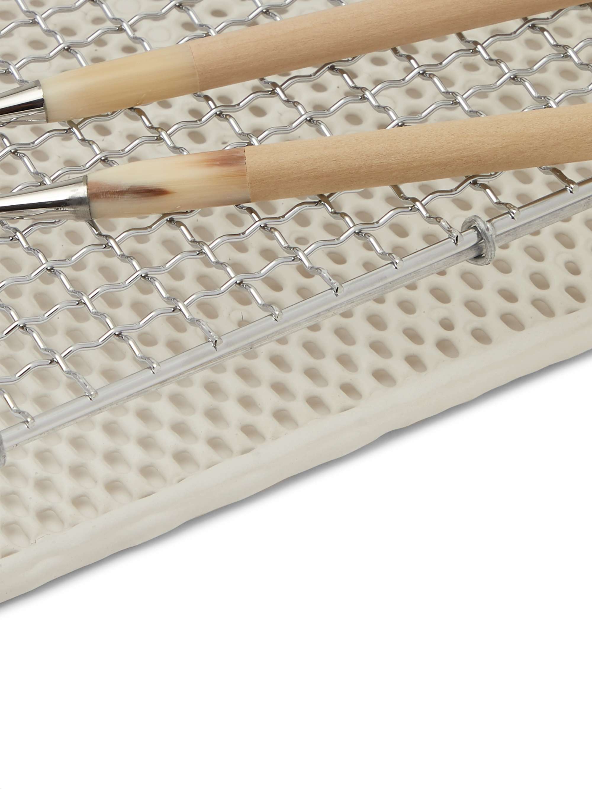 JAPAN BEST Stainless Steel and Ceramic Grill Set