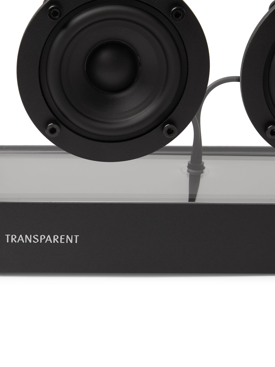  Transparent Speaker - Small Transparent Speaker - Men - Black 