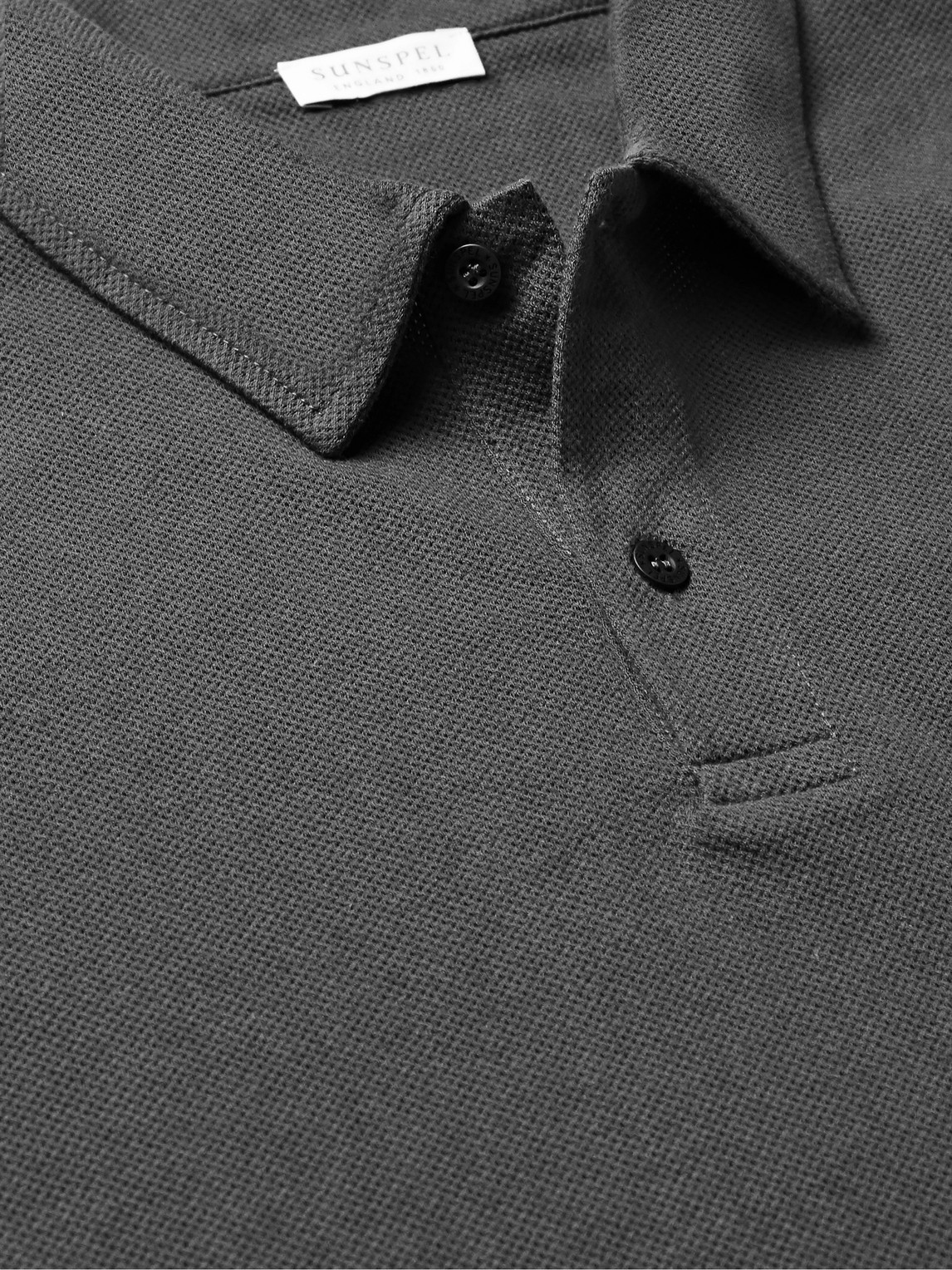 Riviera Slim-Fit Cotton-Mesh Polo Shirt