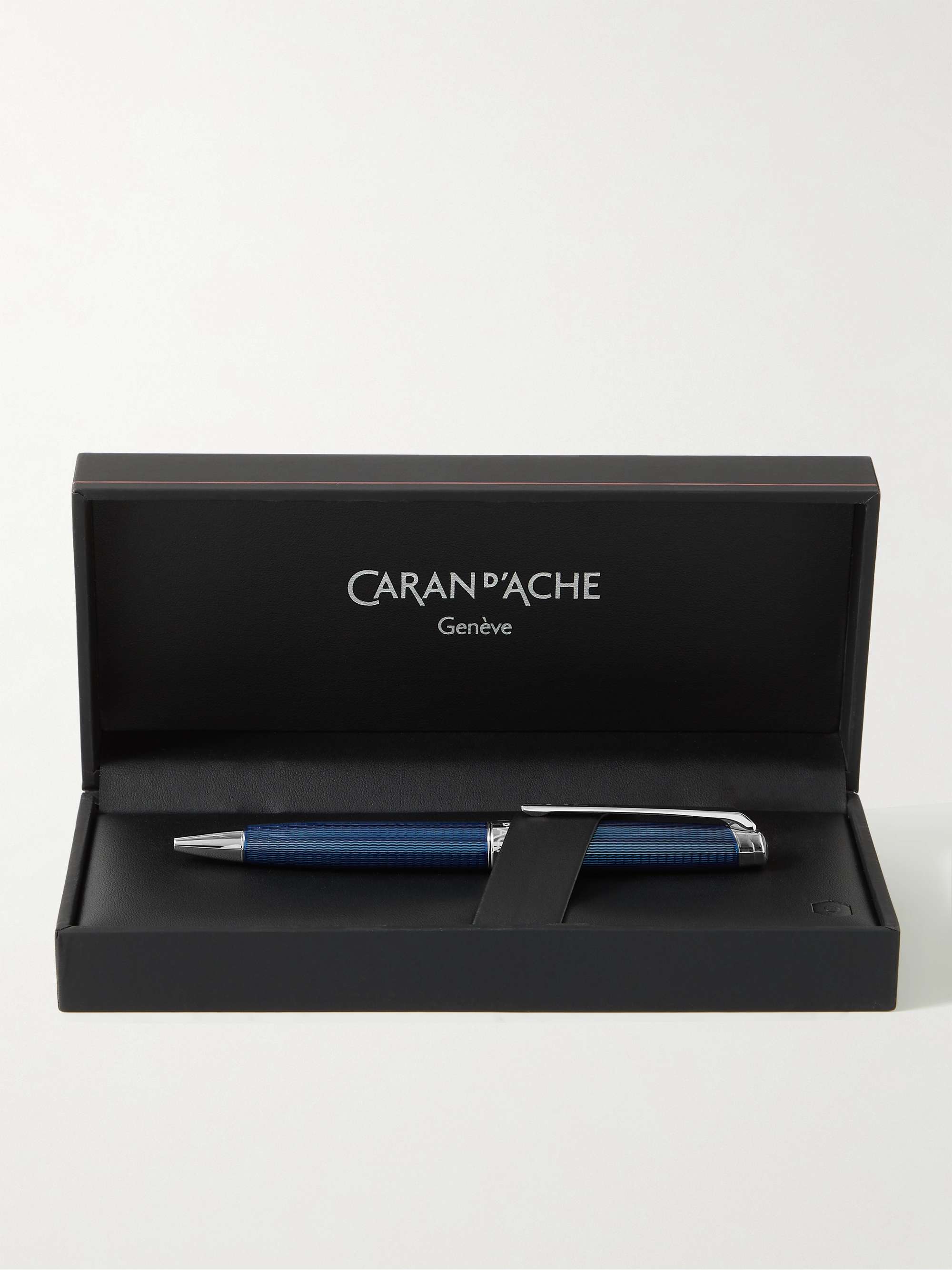 CARAN D'ACHE Léman Grand Rhodium-Plated and Lacquered Ballpoint Pen
