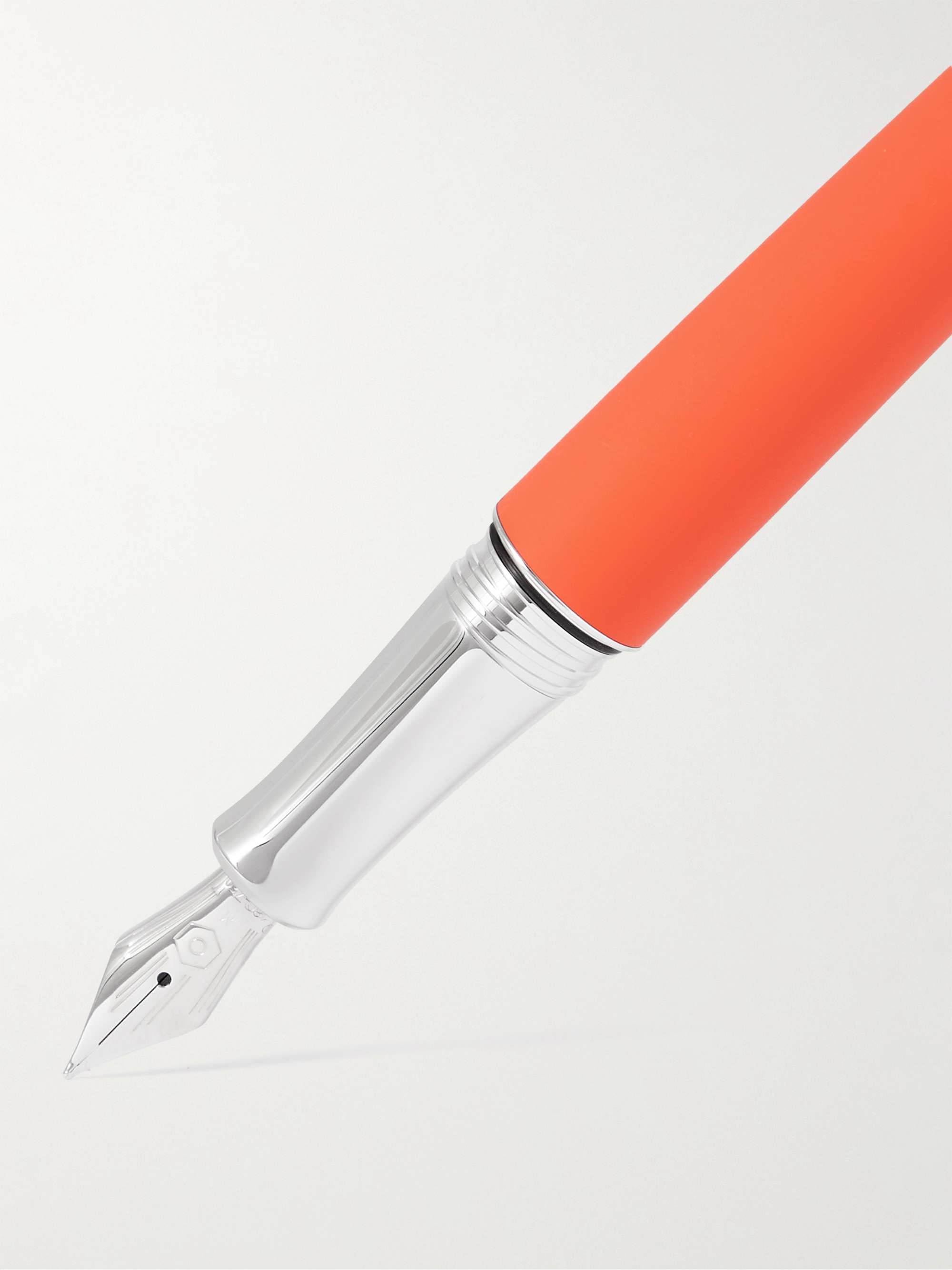 CARAN D'ACHE Léman Rhodium-Plated and Lacquered Fountain Pen