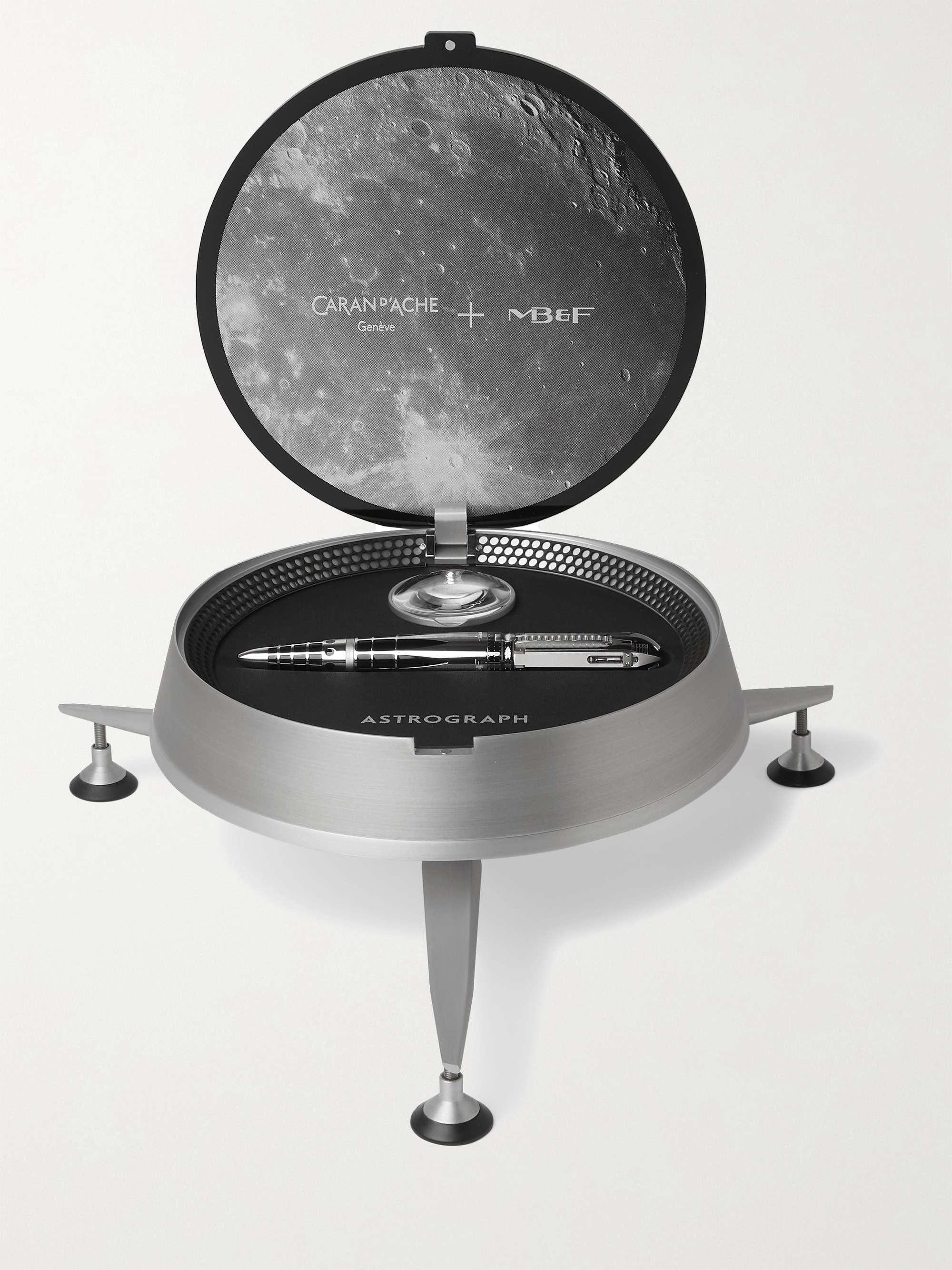 CARAN D'ACHE + MB&F Astrograph Limited Edition Rhodium-Plated Fountain Pen
