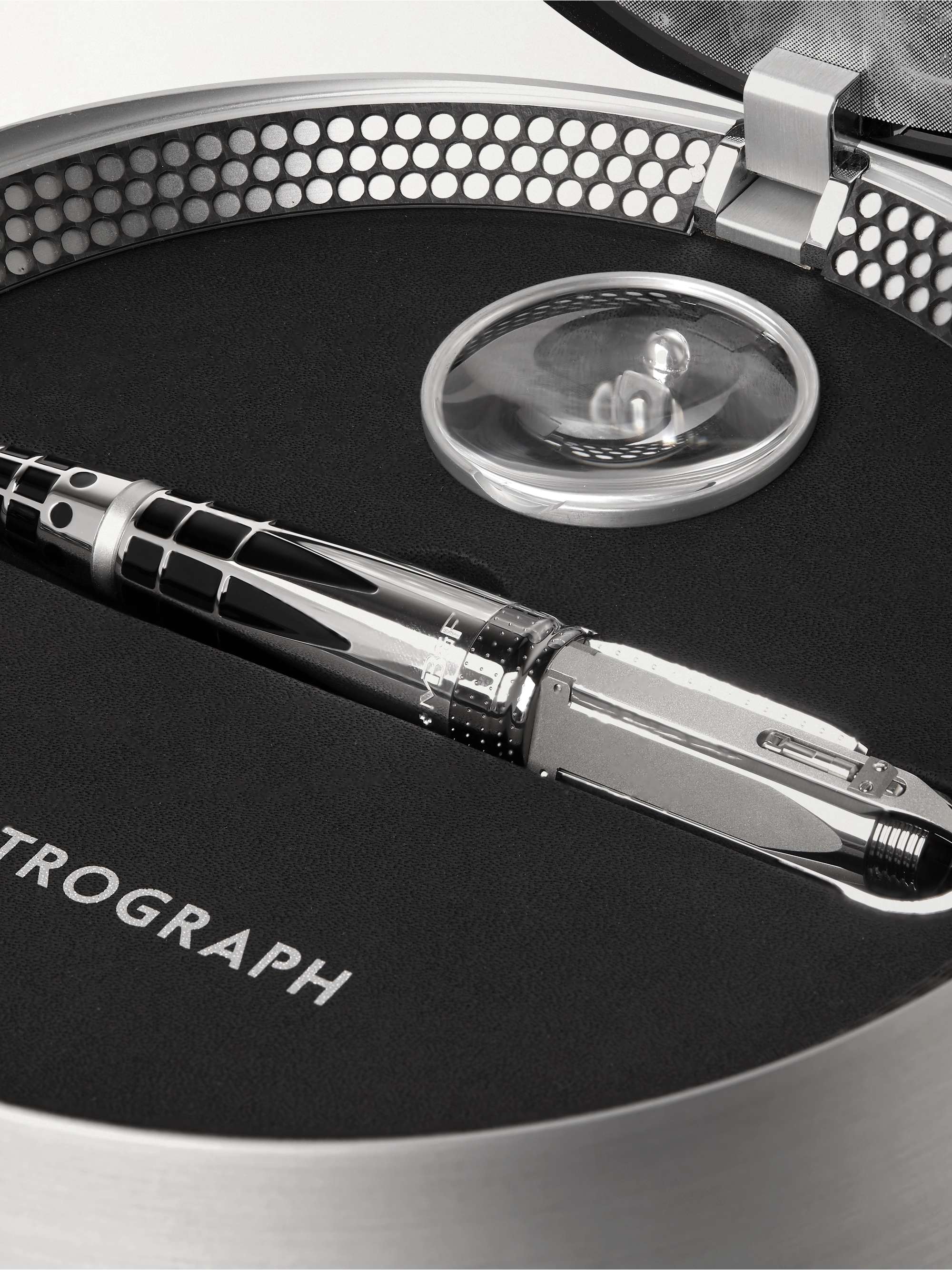 CARAN D'ACHE + MB&F Astrograph Limited Edition Rhodium-Plated Fountain Pen