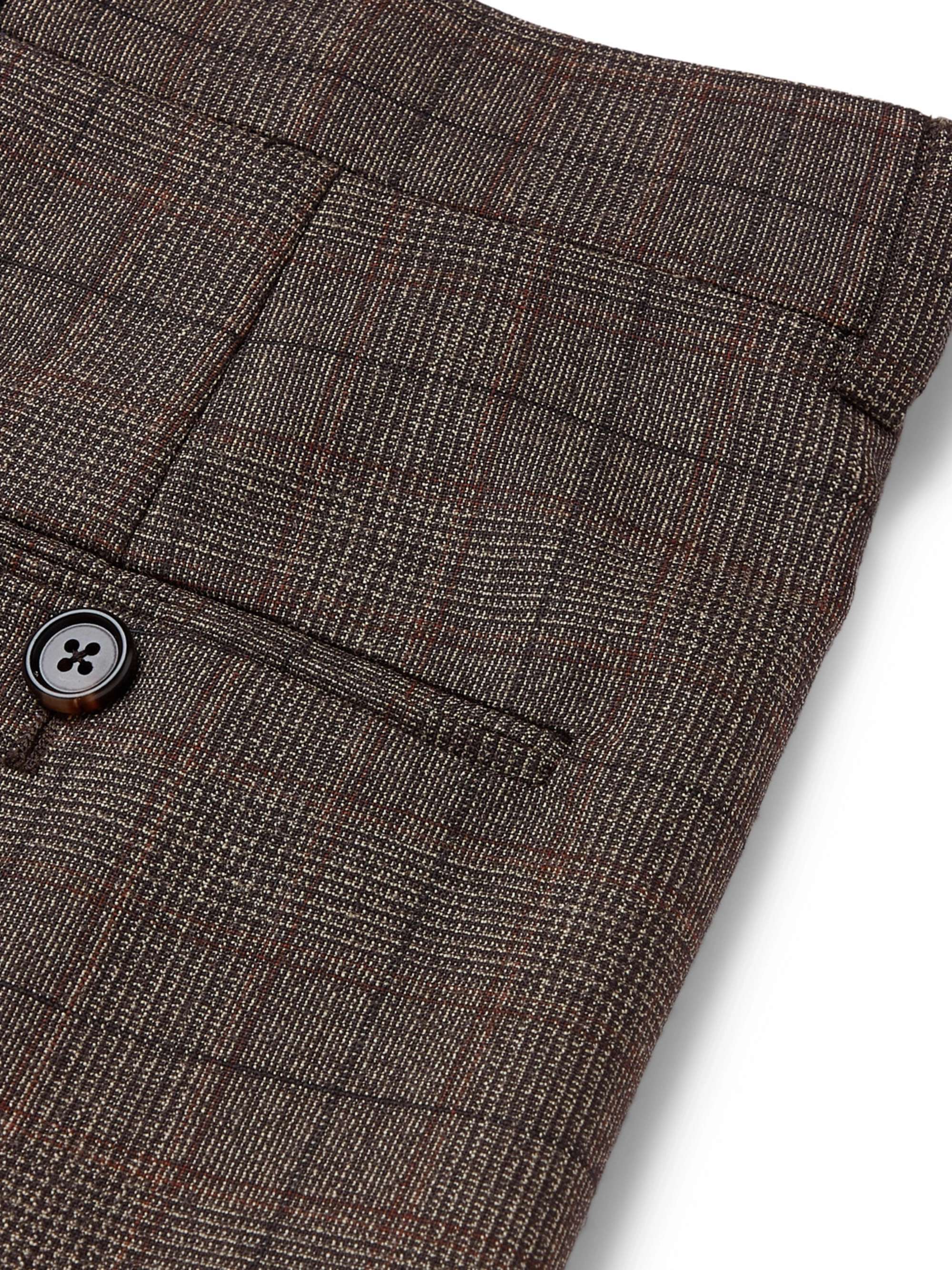 CELINE HOMME Striped Wool Skate Pants