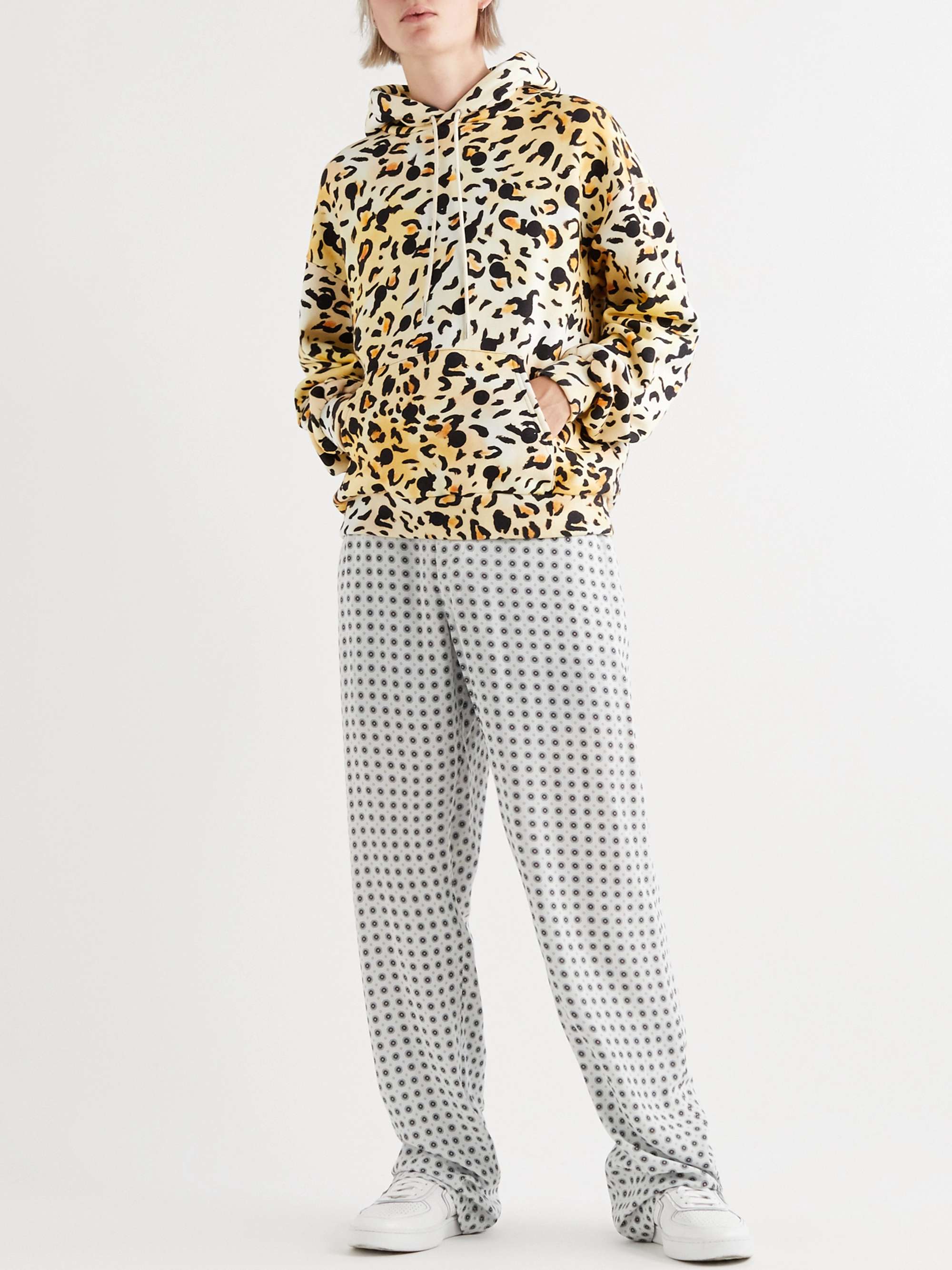 CELINE + Gregory Edwards Stranded in the Jungle Printed Cotton-Jersey Hooded Sweatshirt
