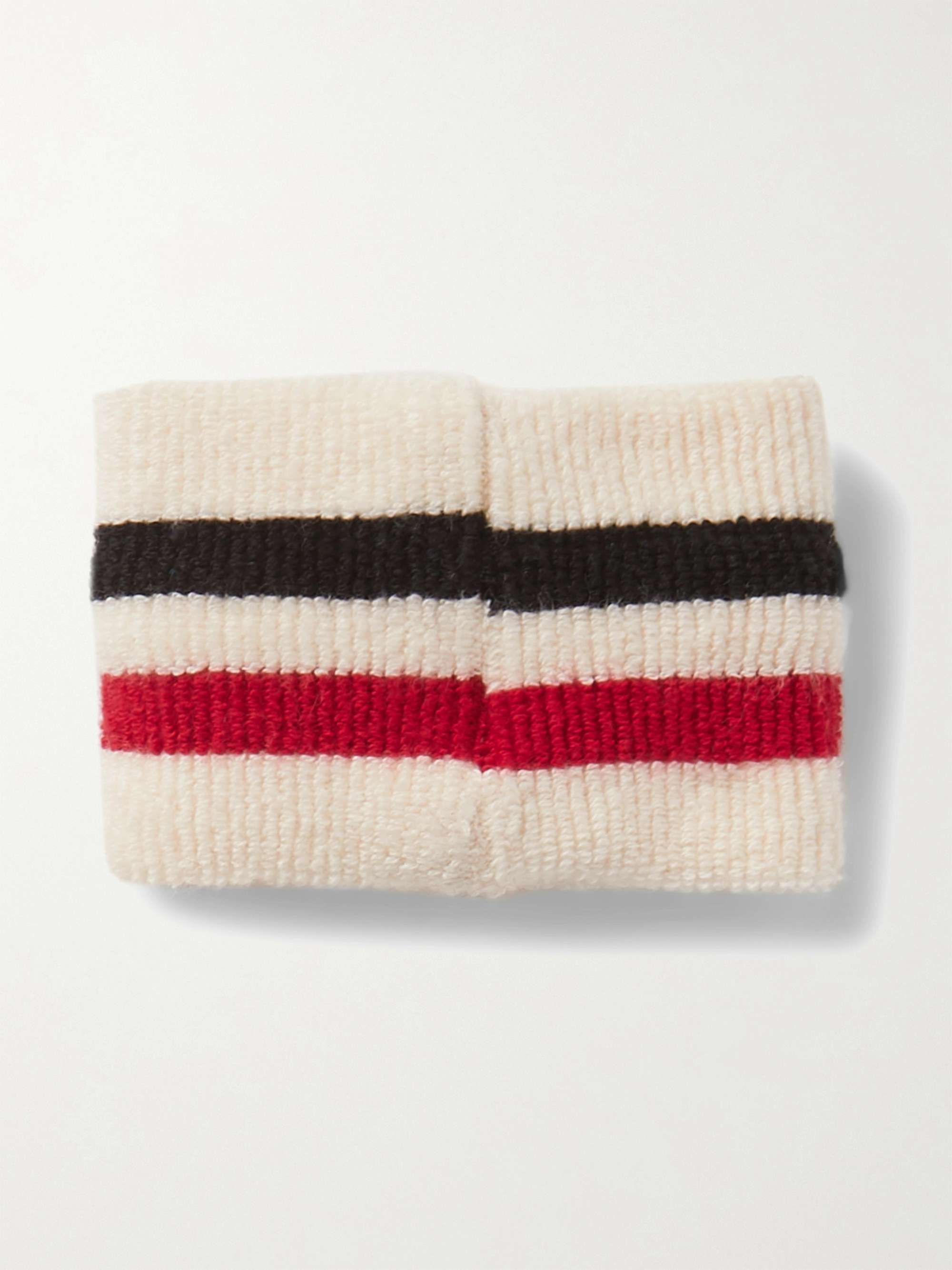 CELINE HOMME Embroidered Cotton-Blend Terry Tennis Wristband