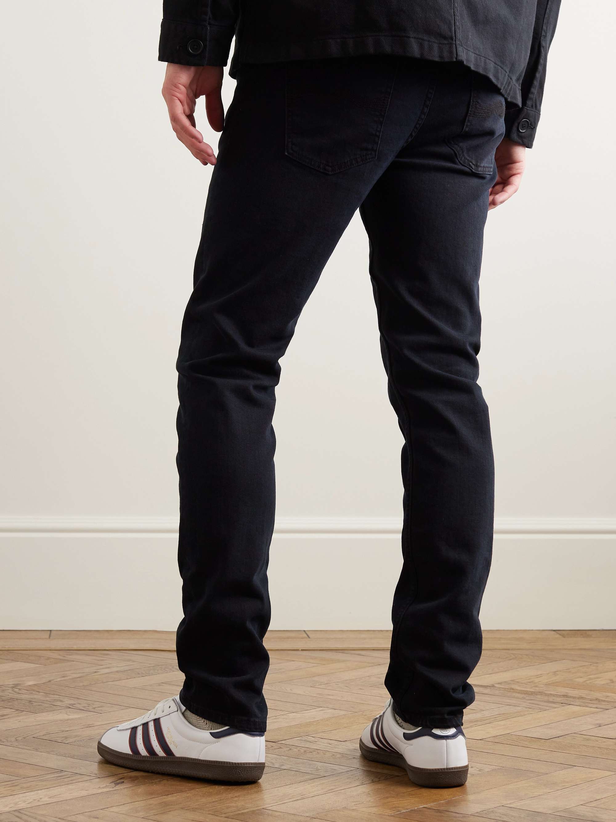 NUDIE JEANS Lean Dean Slim-Fit Tapered Stretch-Denim Jeans