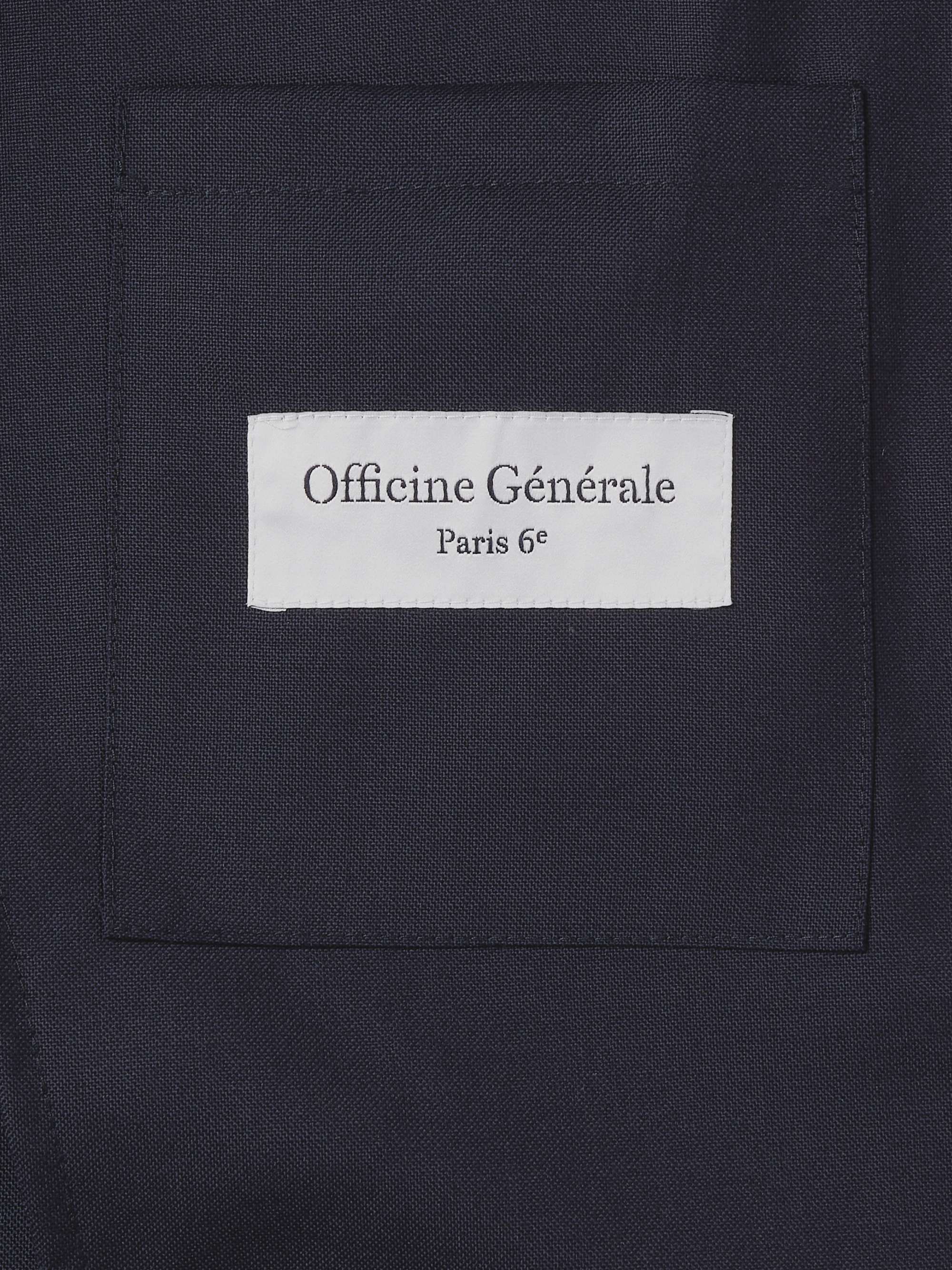 OFFICINE GÉNÉRALE Armie Unstructured Wool-Flannel Suit Jacket