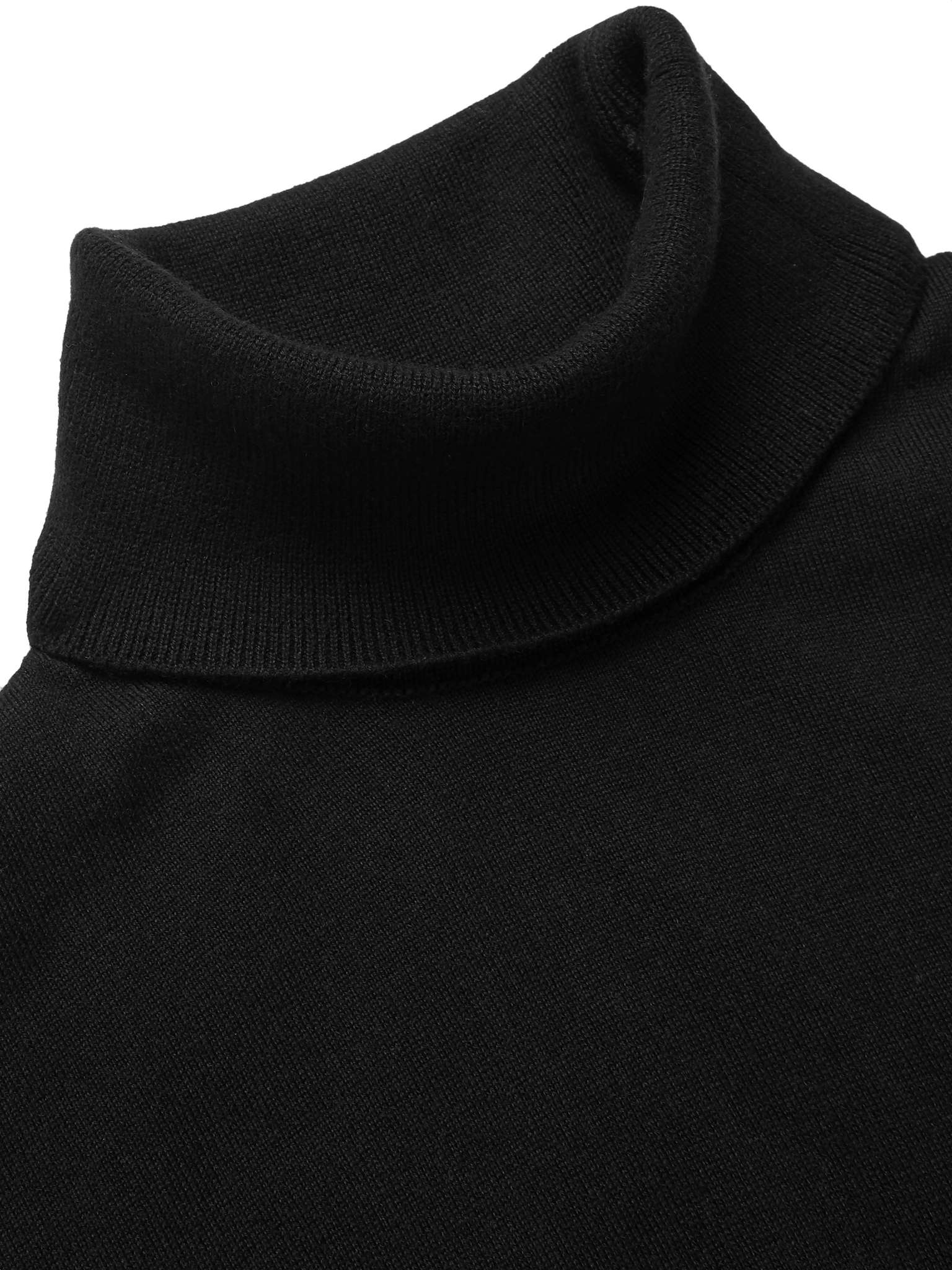 MR P. SlimFit Cashmere and SilkBlend Rollneck Sweater for Men MR PORTER