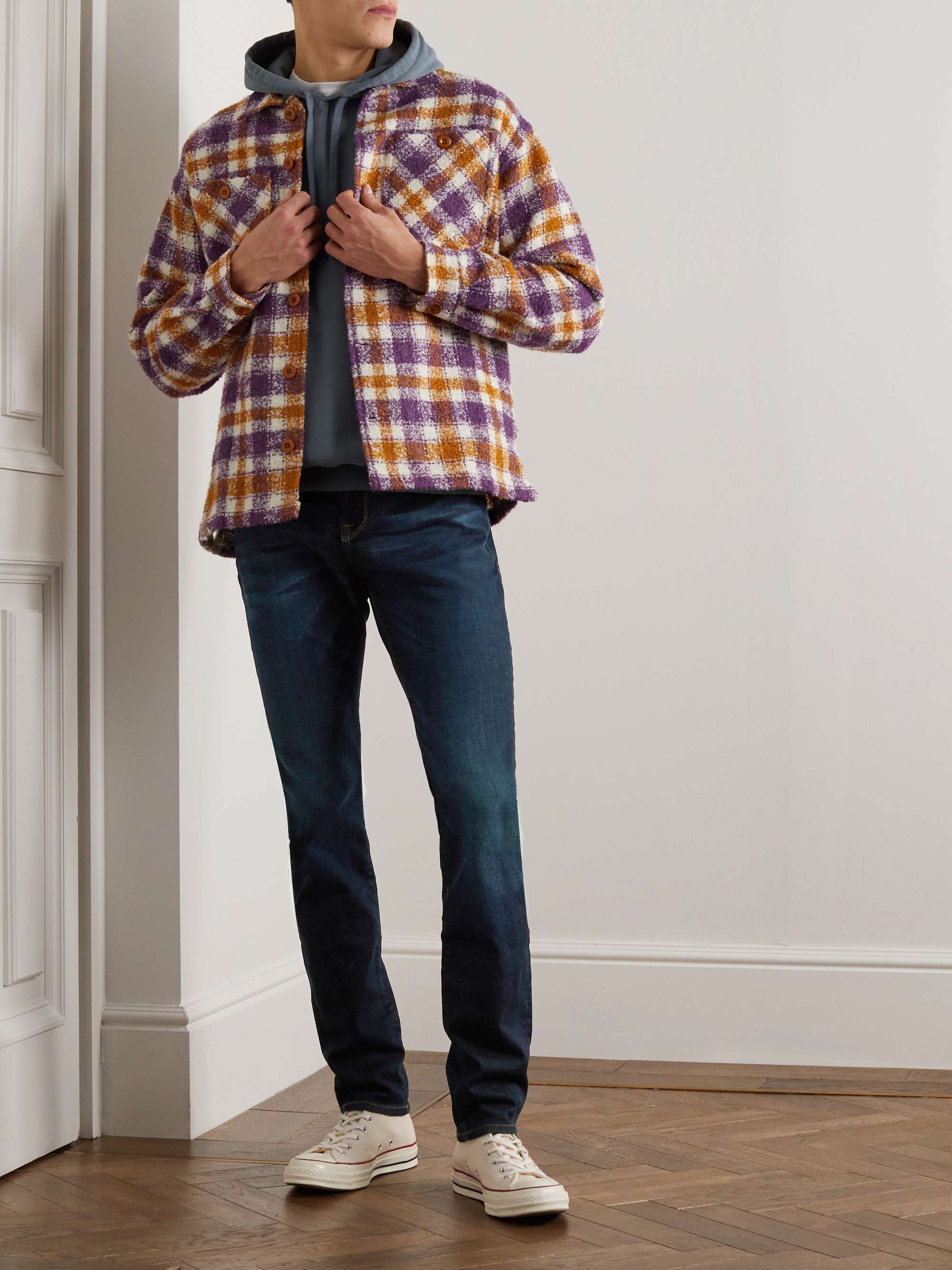 FRAME L'Homme Skinny-Fit Stretch-Denim Jeans for Men | MR PORTER