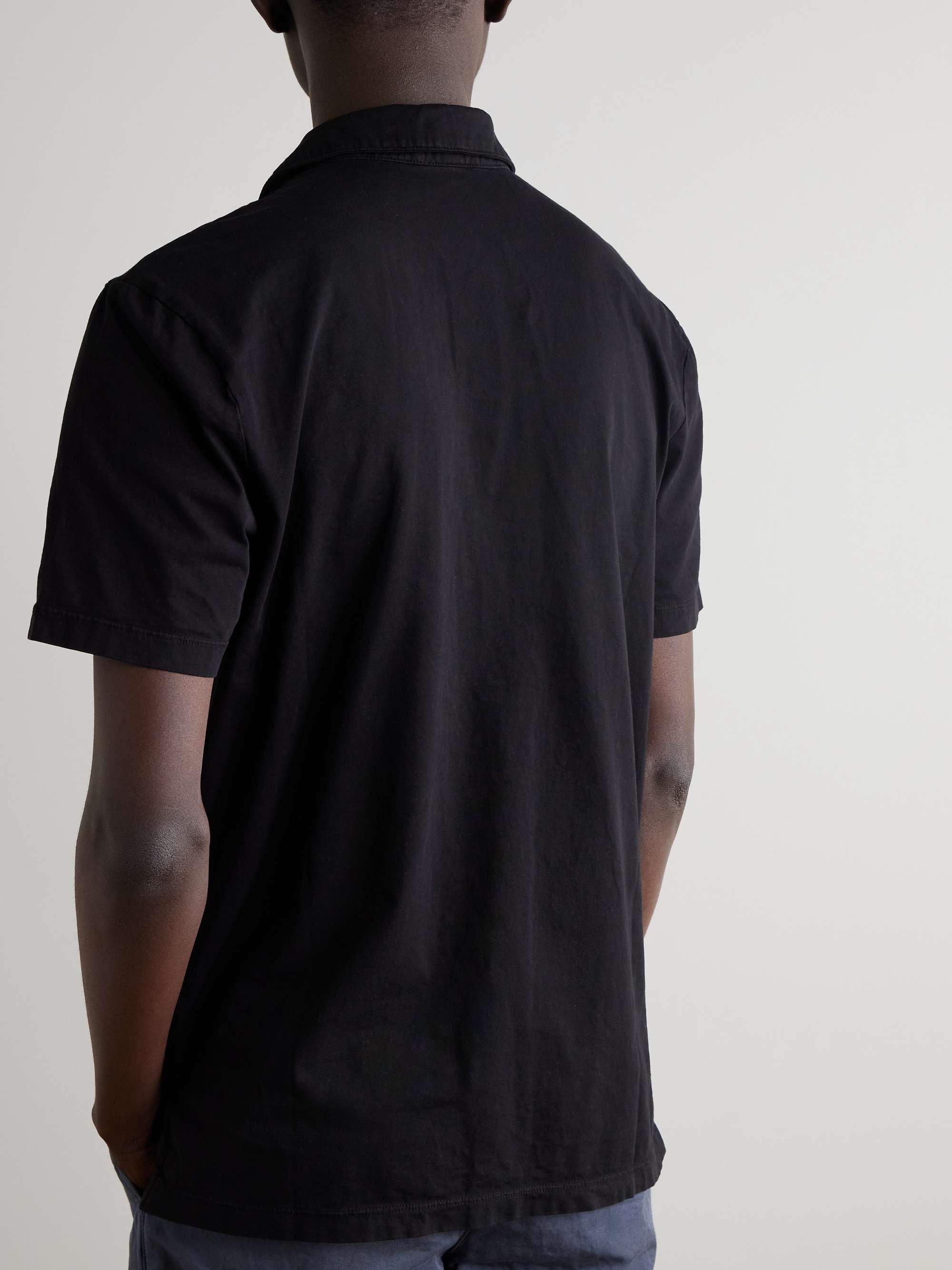 JAMES PERSE Supima Cotton-Jersey Polo Shirt