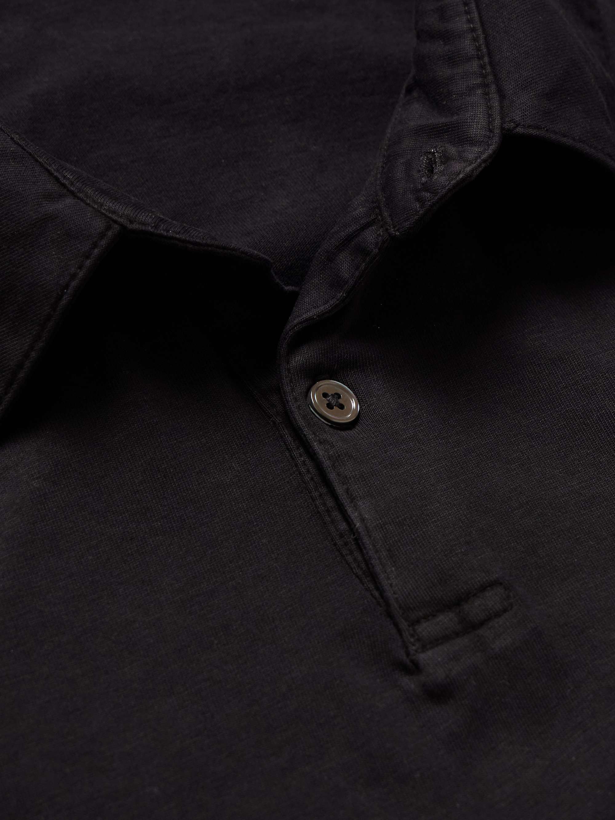 JAMES PERSE Supima Cotton-Jersey Polo Shirt