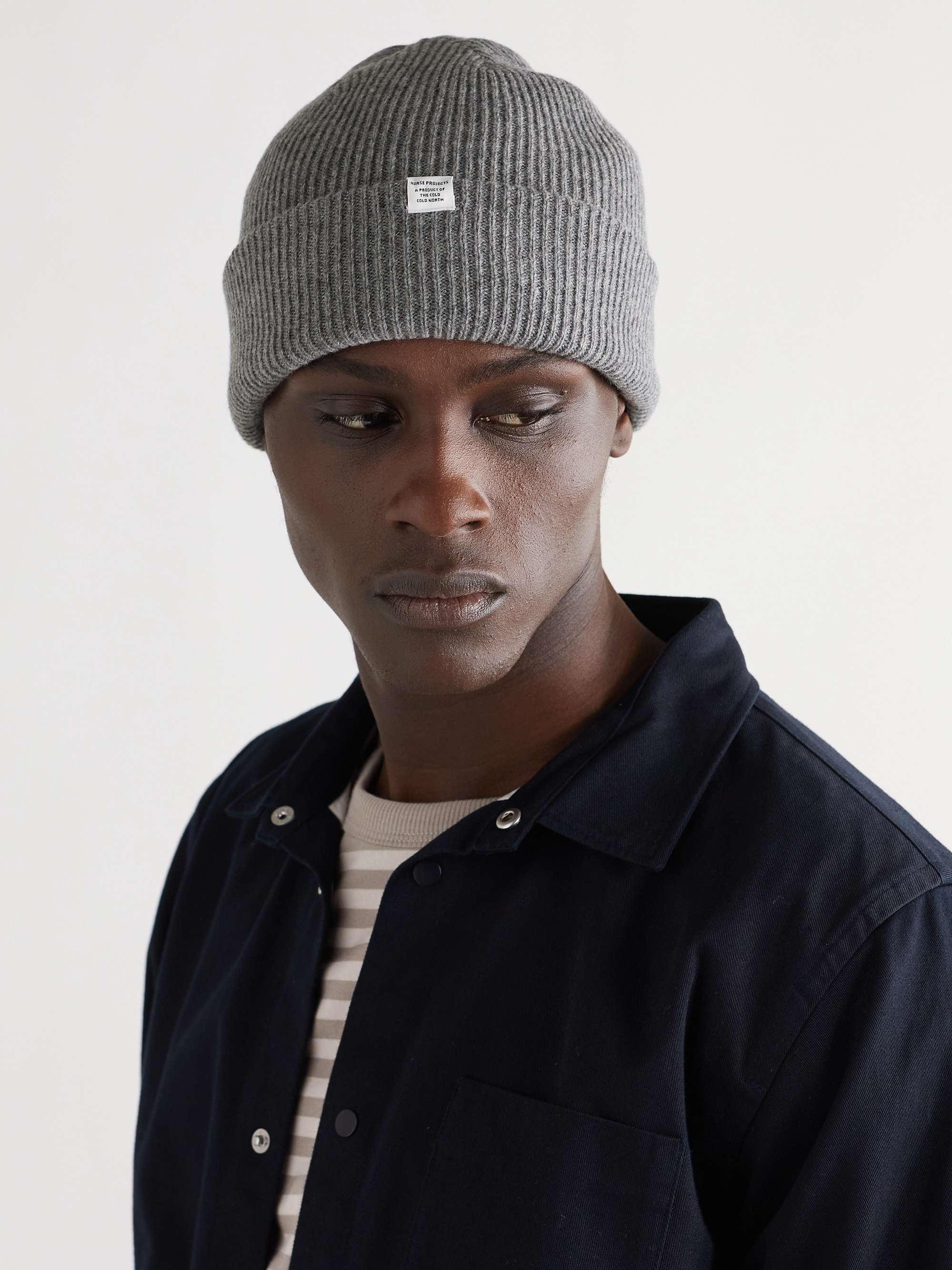 Veluddannet bundet indtryk NORSE PROJECTS Ribbed Wool Beanie | MR PORTER