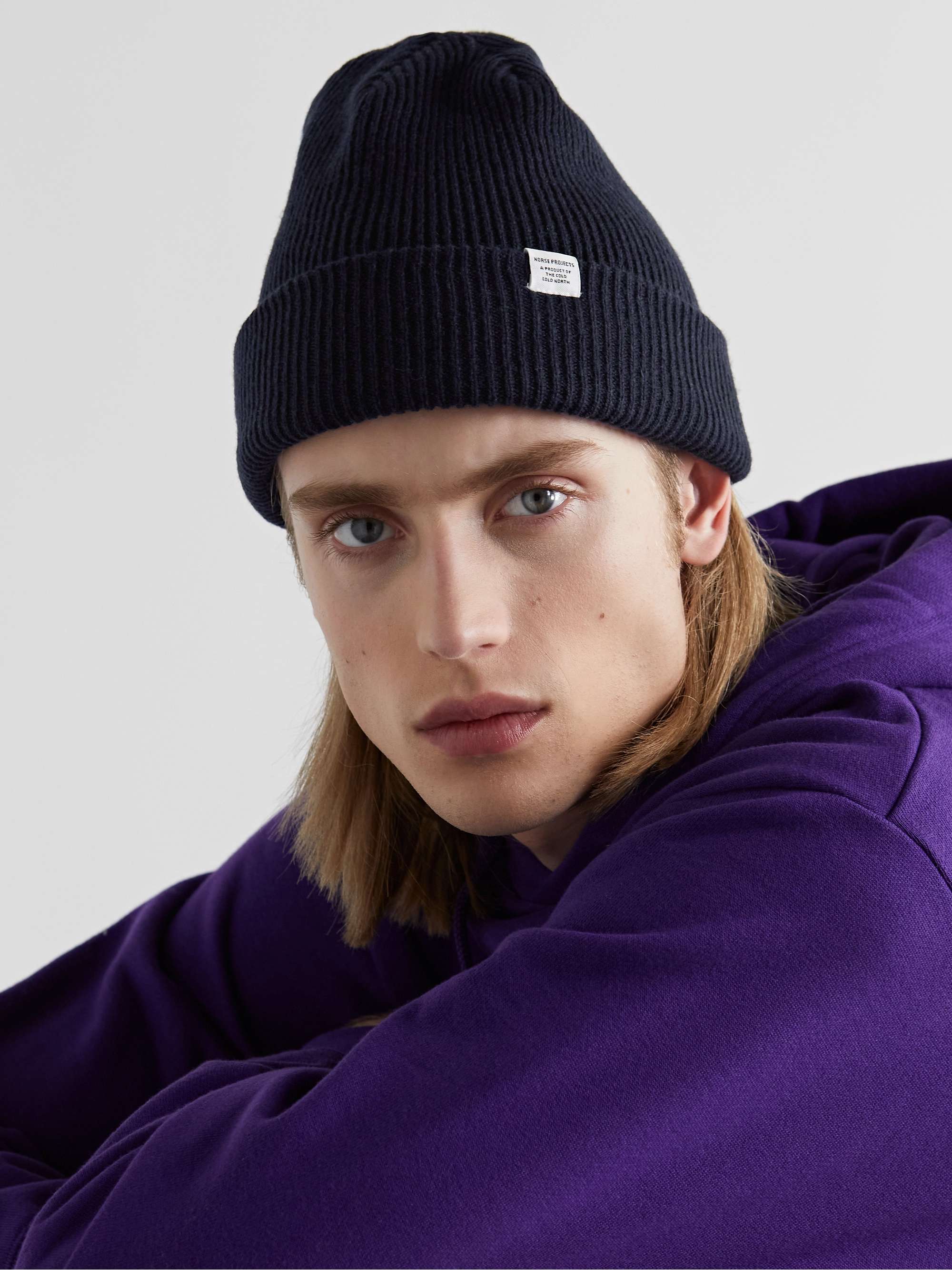 Veluddannet bundet indtryk NORSE PROJECTS Ribbed Wool Beanie | MR PORTER