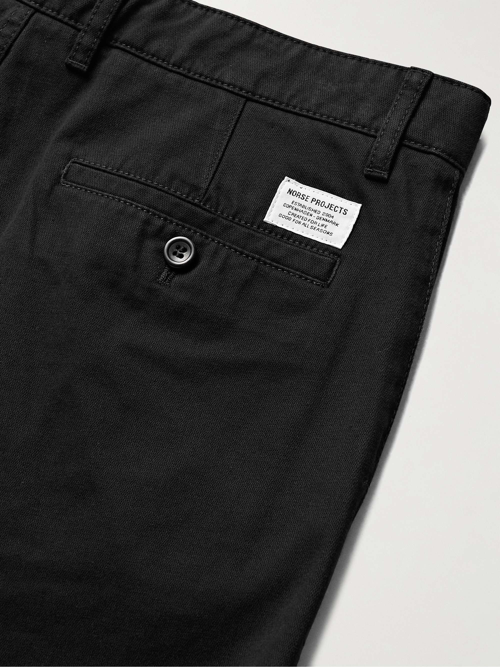 NORSE PROJECTS Pantaloni a gamba dritta in cotone biologico Aros Heavy