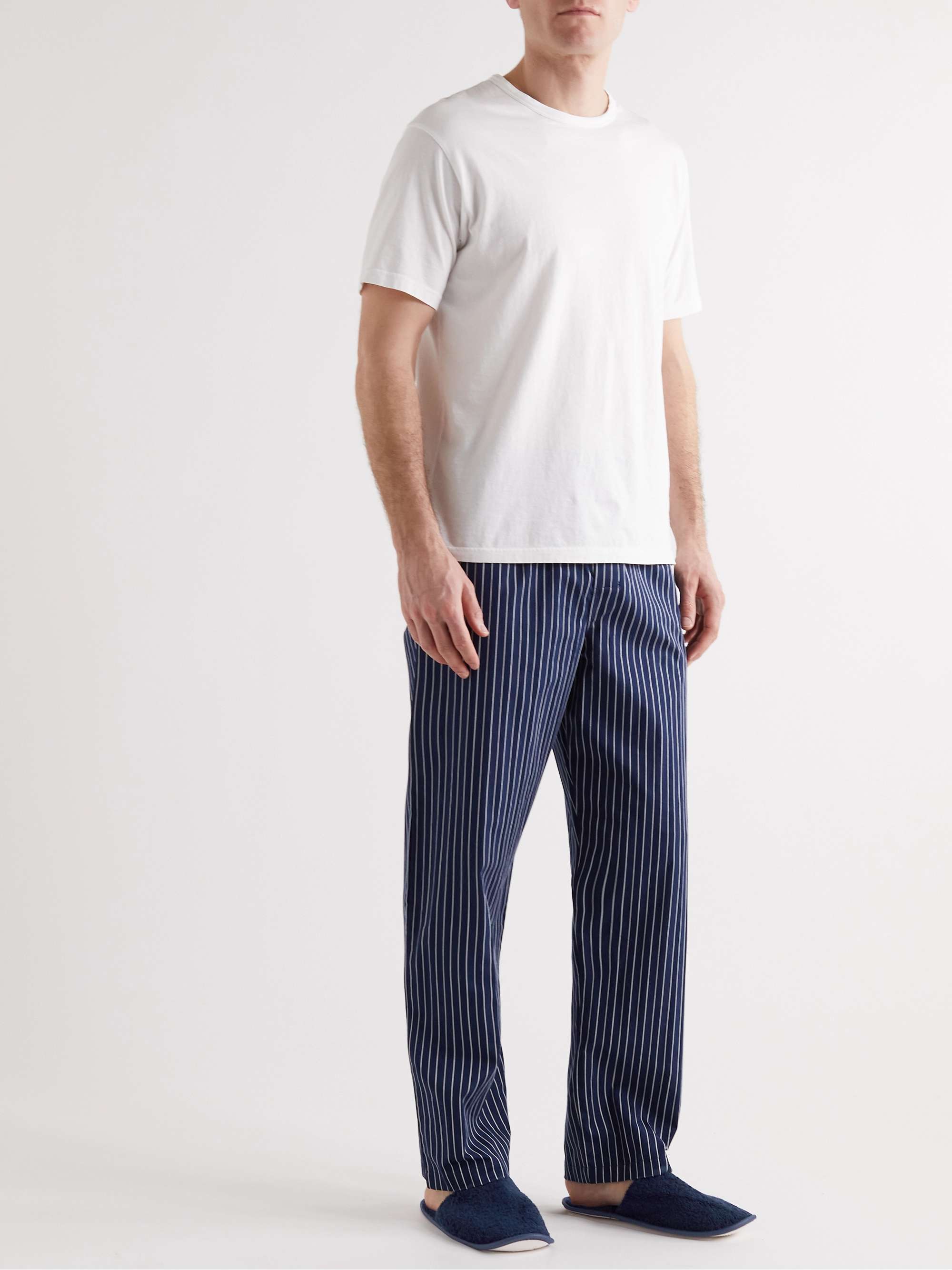 HAMILTON AND HARE Cotton-Terry Slippers