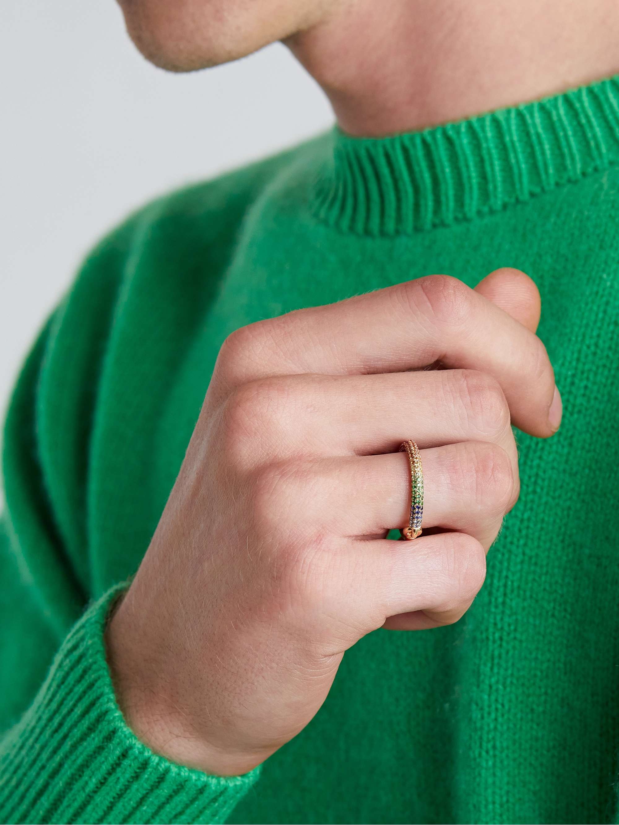 M.COHEN The Equinox Gold Multi-Stone Ring