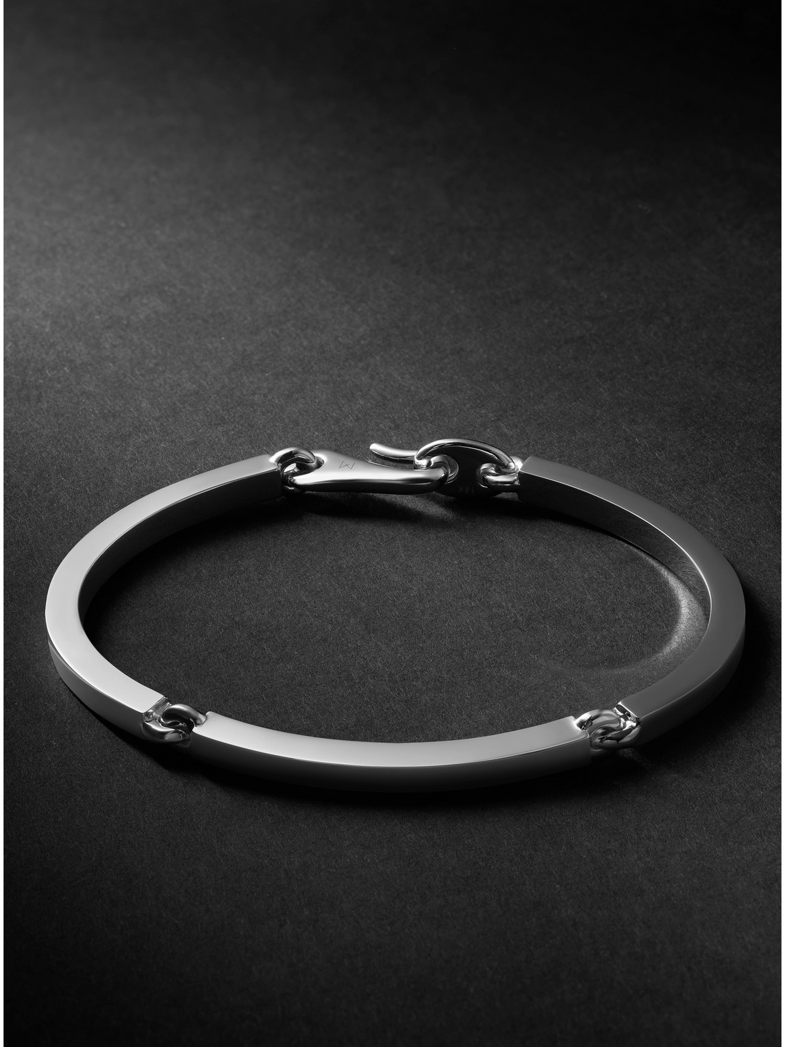 Maor The Perihelion White Gold Bracelet In Silver