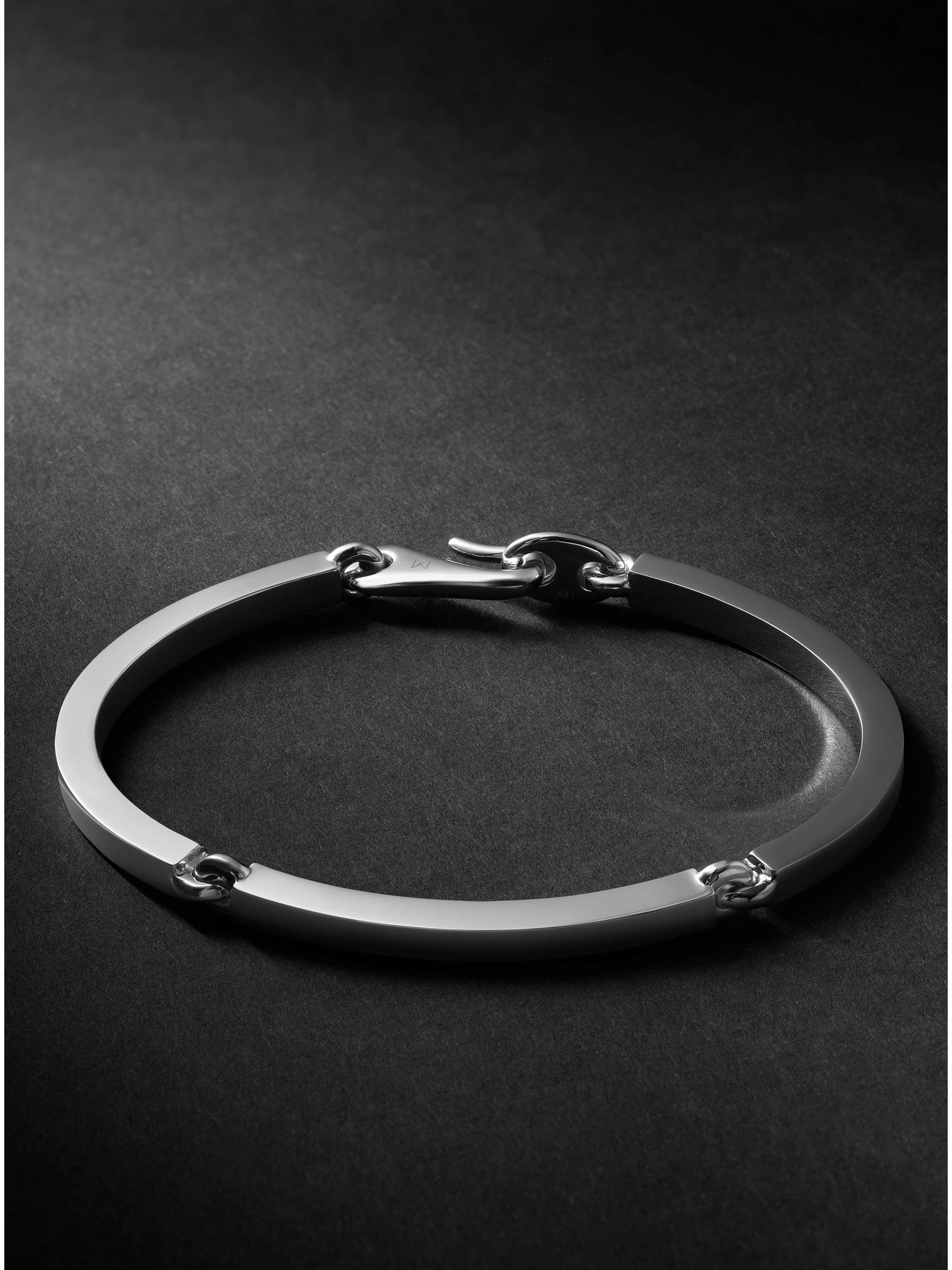 OFF-WHITE Arrow Silver-Tone and Cord Bracelet for Men | MR PORTER