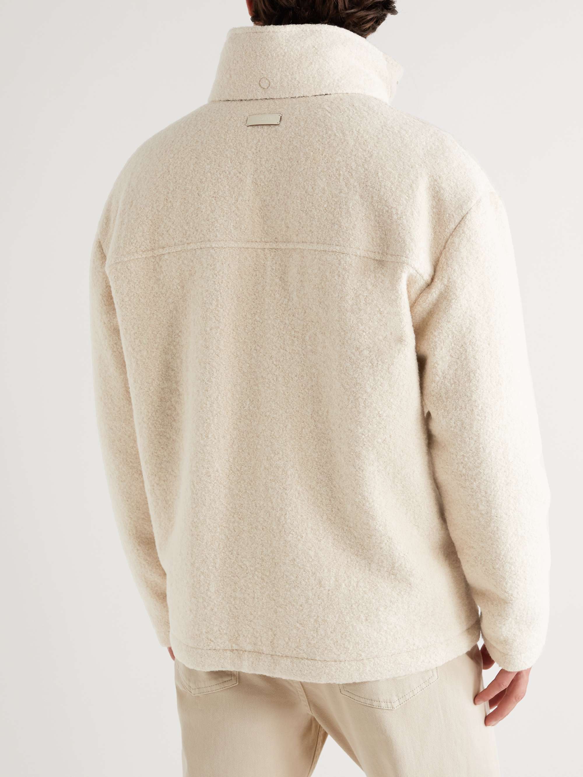 AGNONA Alpaca-Blend Fleece Blouson Jacket for Men | MR PORTER