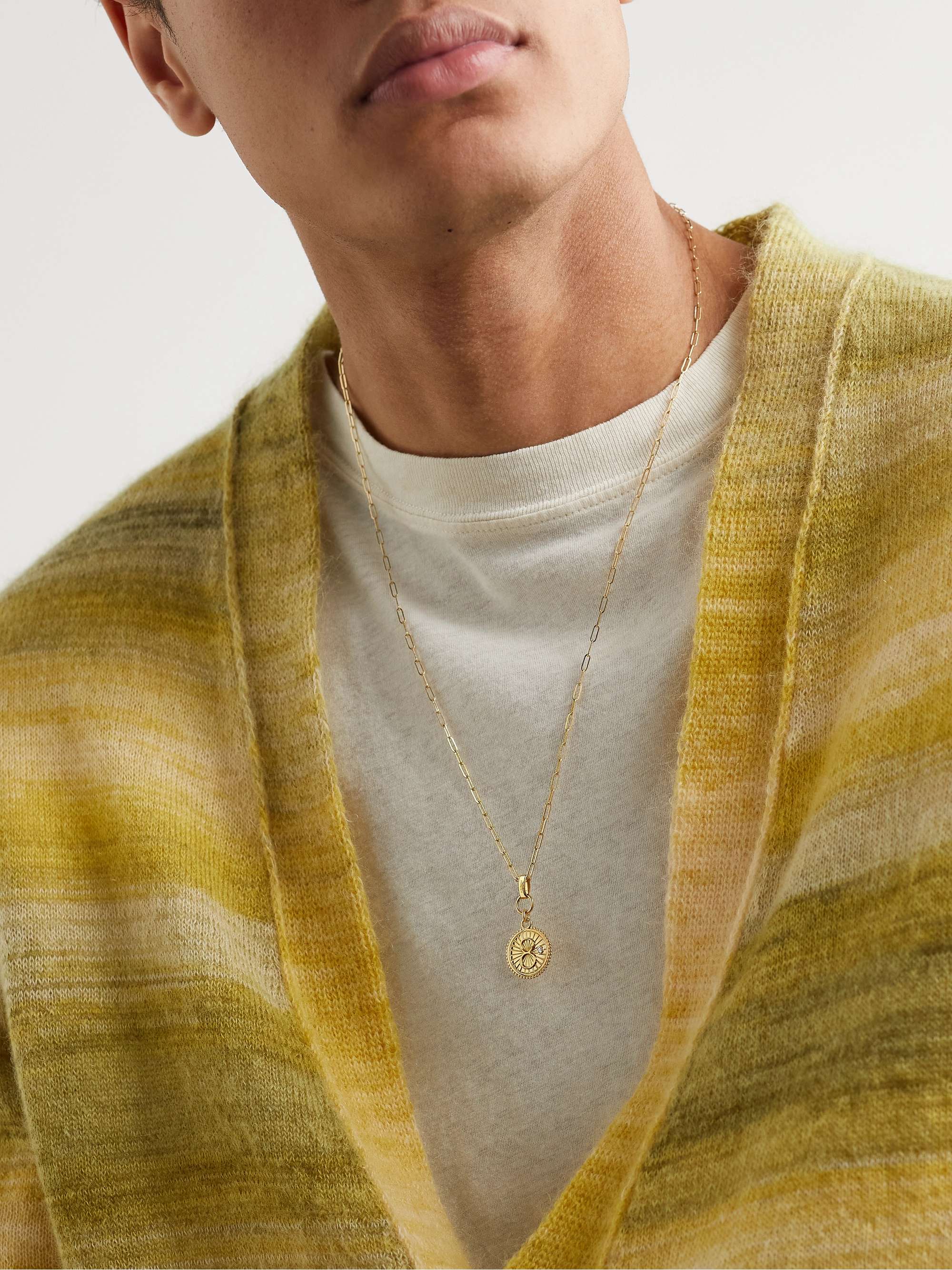 FOUNDRAE Karma Gold Diamond Necklace