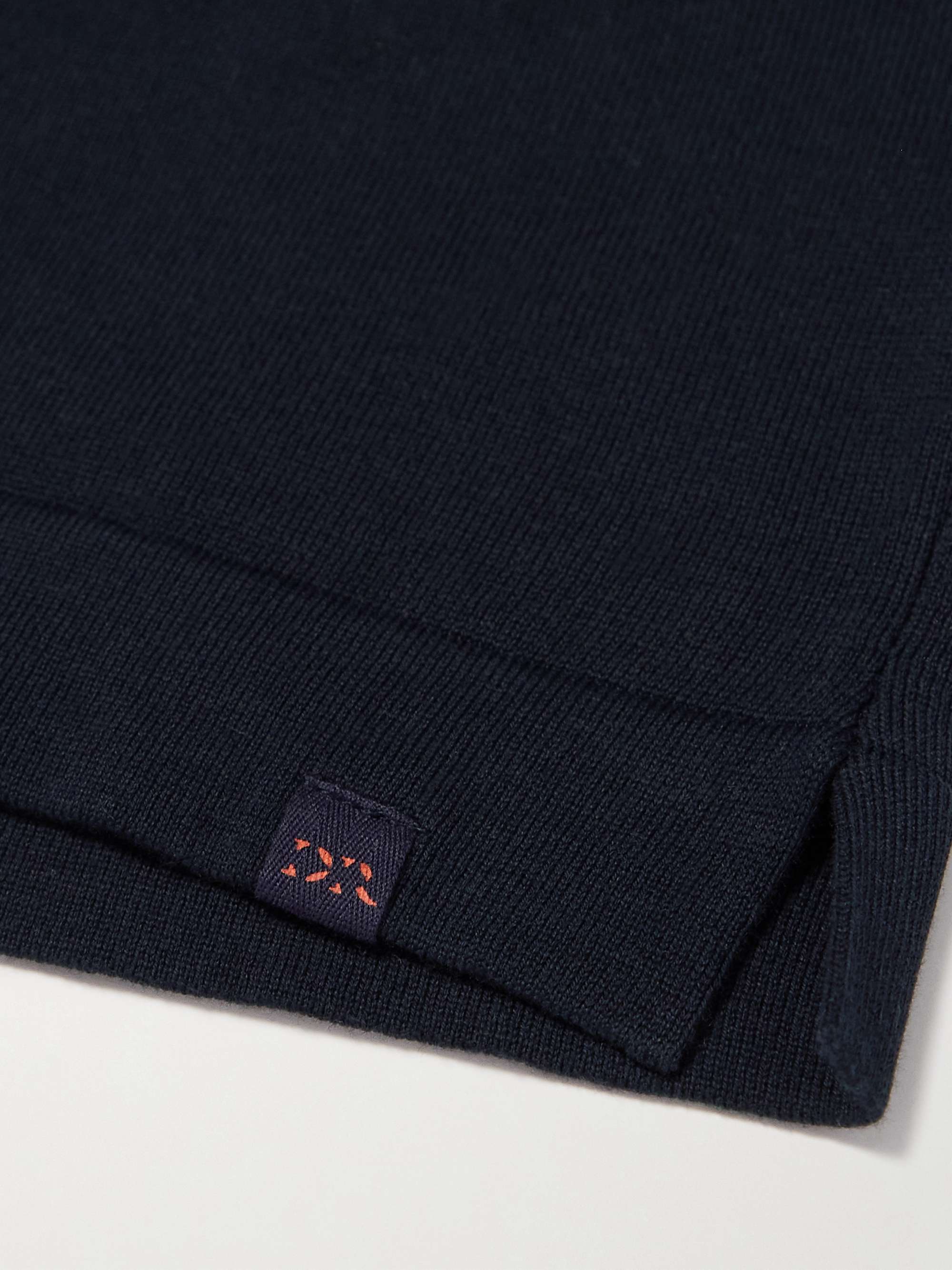 DEREK ROSE Jacob Sea Island Cotton Polo Shirt