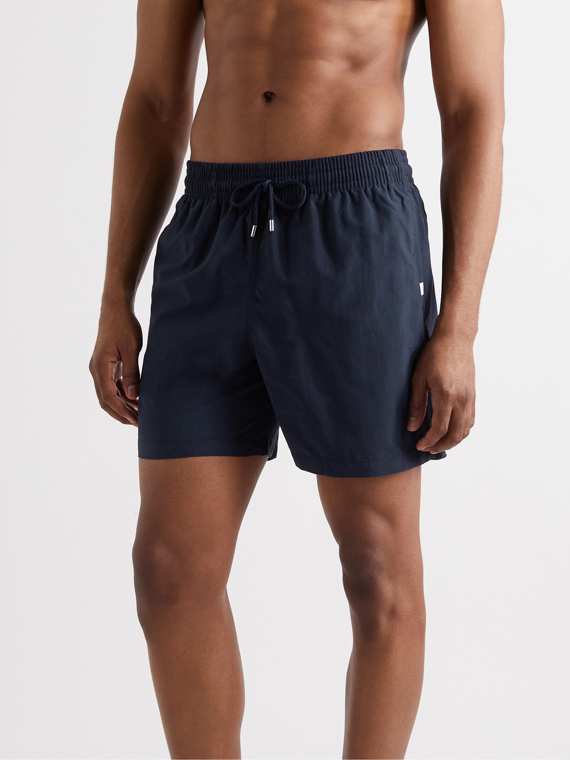 Shop Derek Rose Aruba 1 Mid-length Swim Shorts In Blue