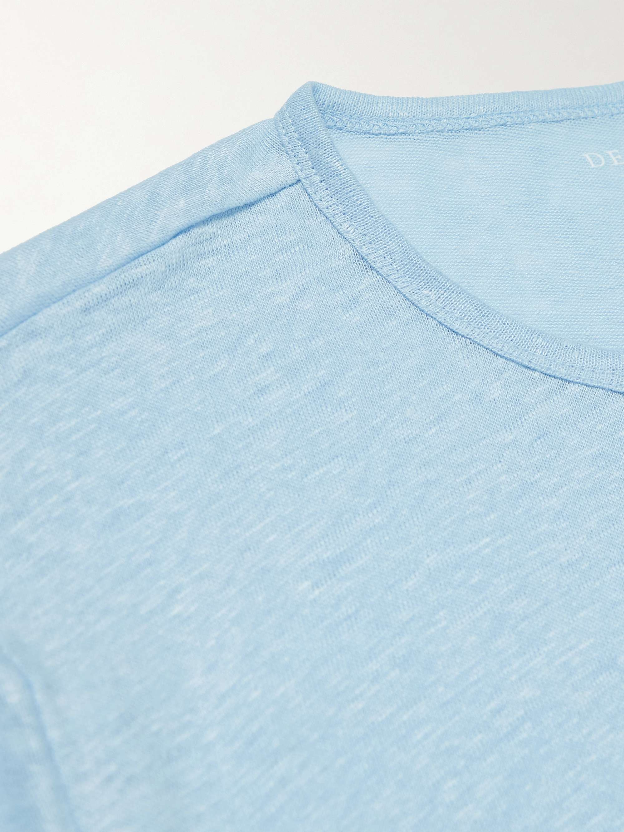 DEREK ROSE Jordan Linen T-Shirt