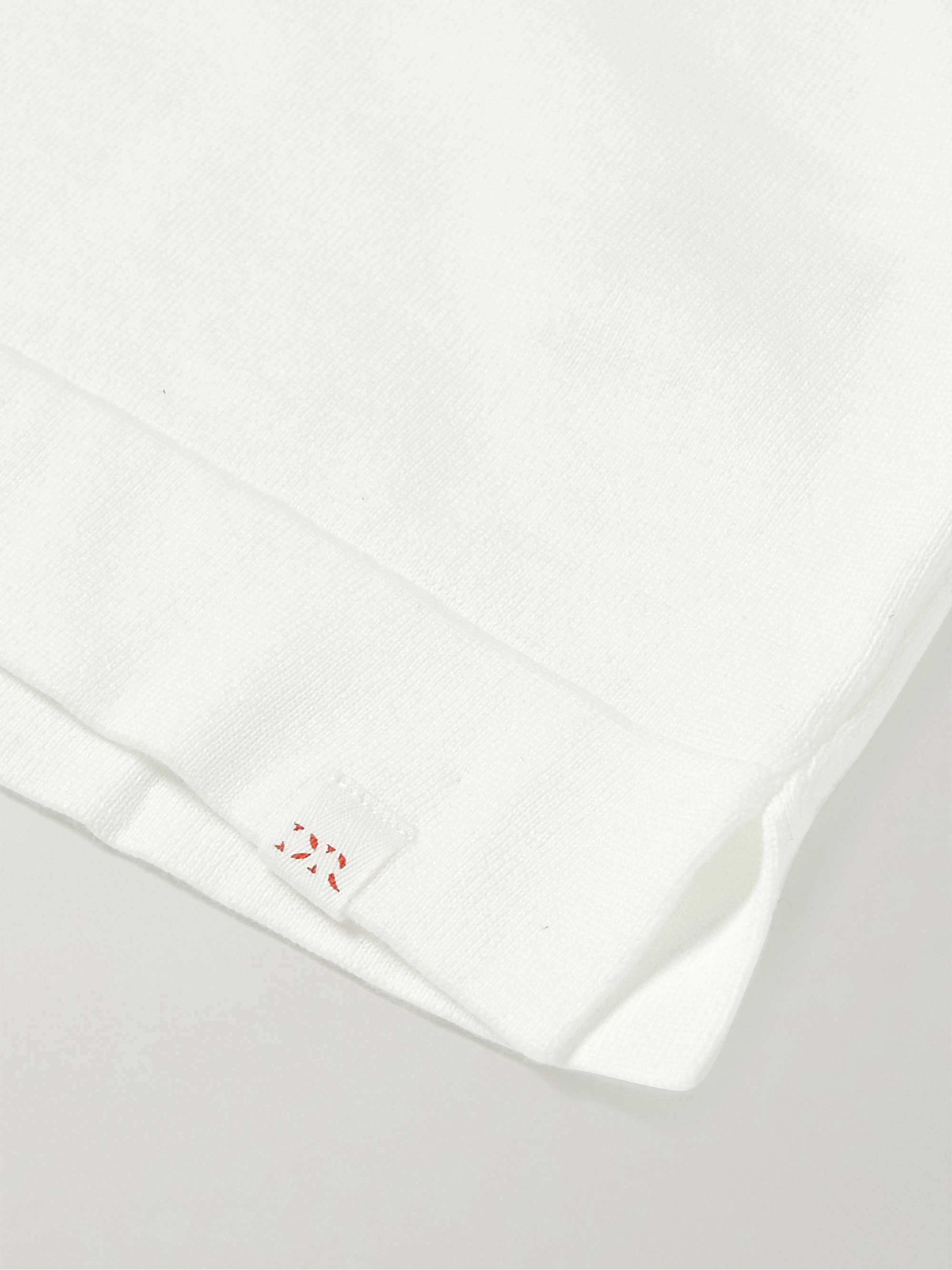 DEREK ROSE Jacob Sea Island Cotton Polo Shirt