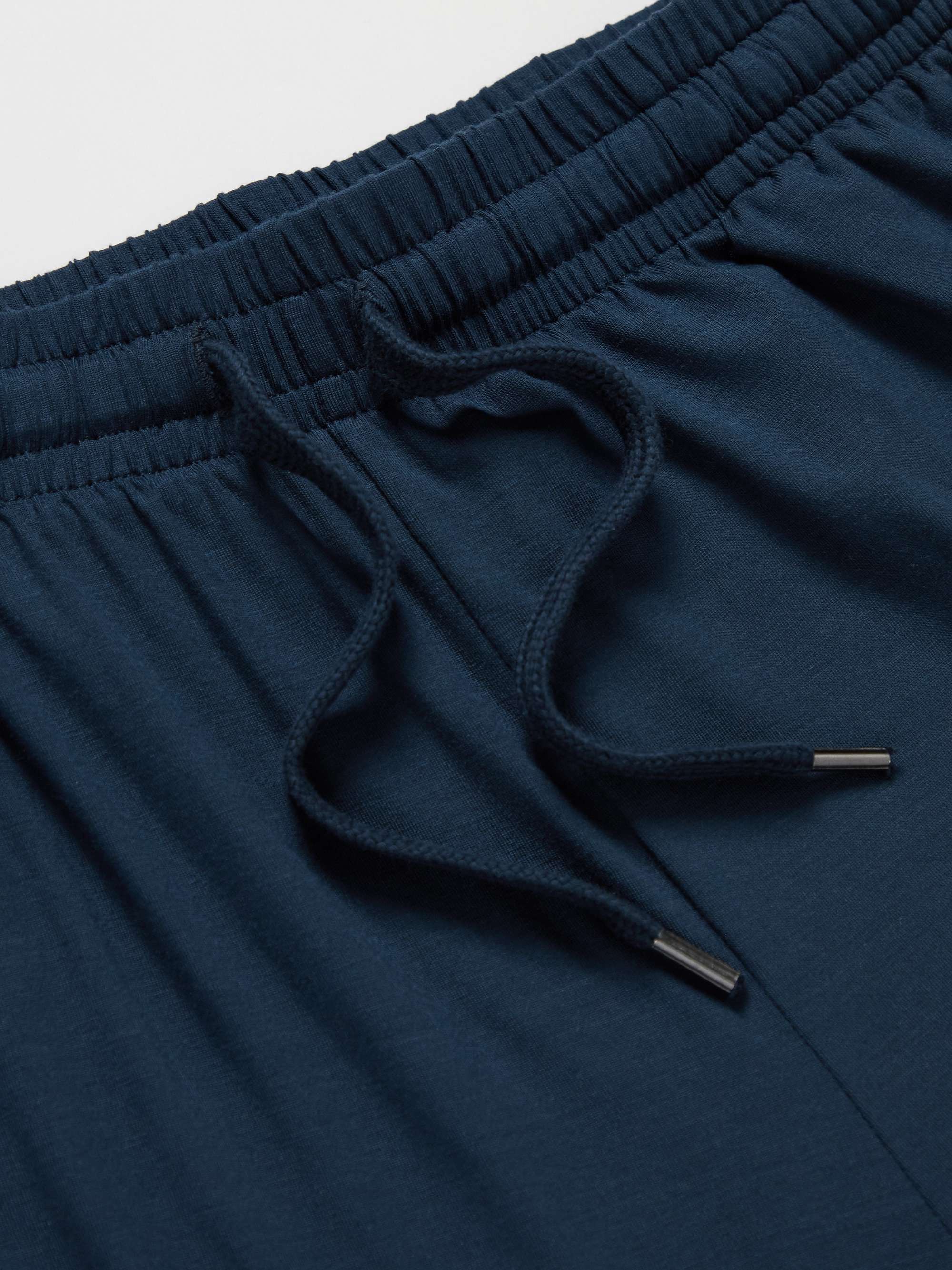 DEREK ROSE Basel Tapered Stretch Micro Modal Jersey Sweatpants | MR PORTER